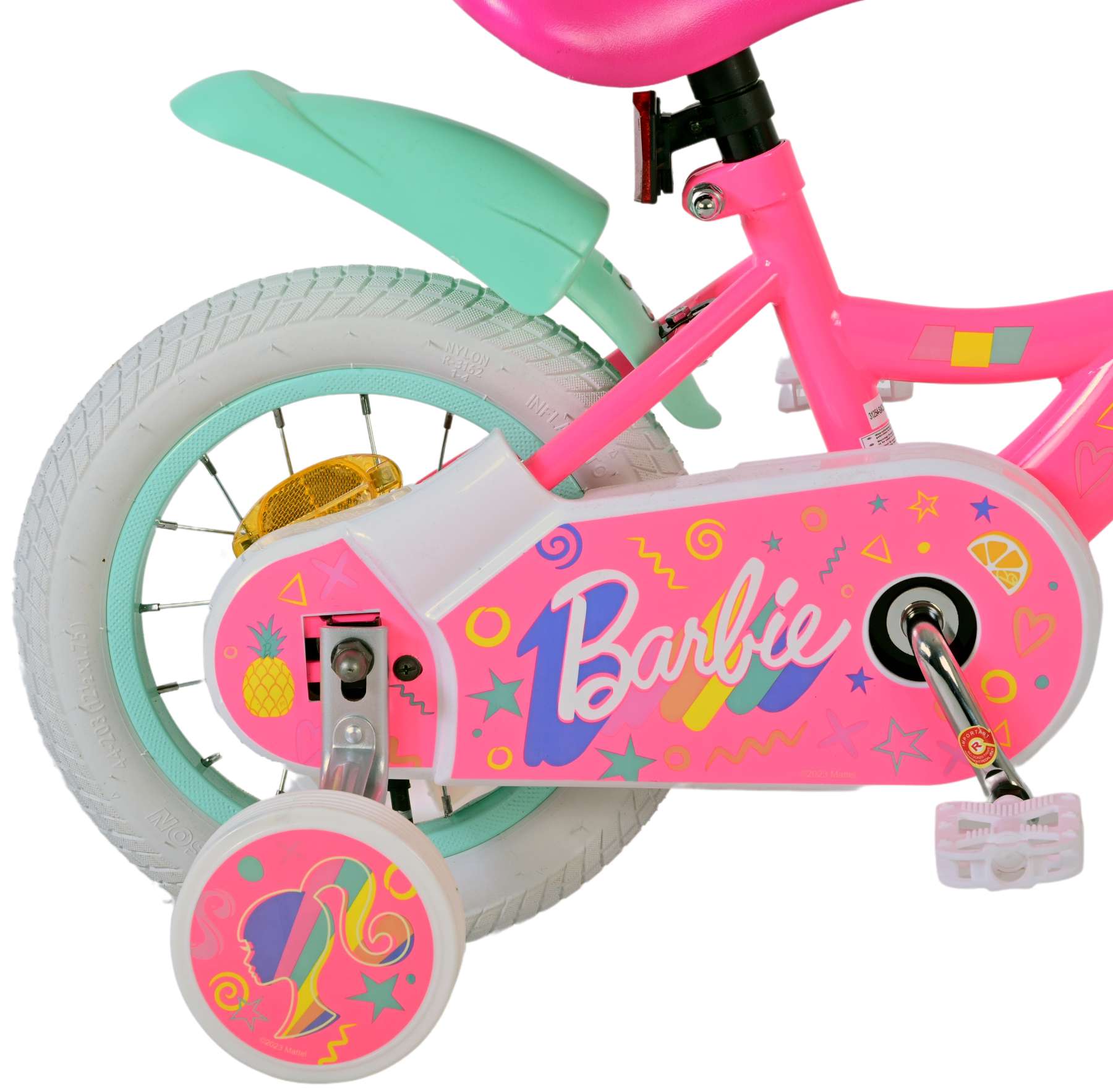 Kinderfahrrad Barbie Fahrrad in Rosa für Mädchen 12 Zoll Kinderrad