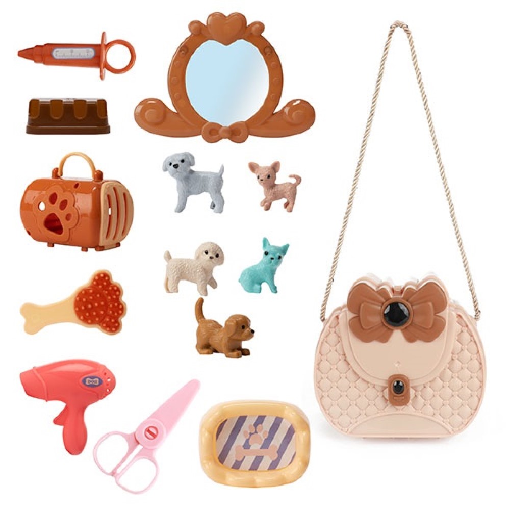 Beauty Hunde Salon im Koffer Tier-Friseur Toi-Toys