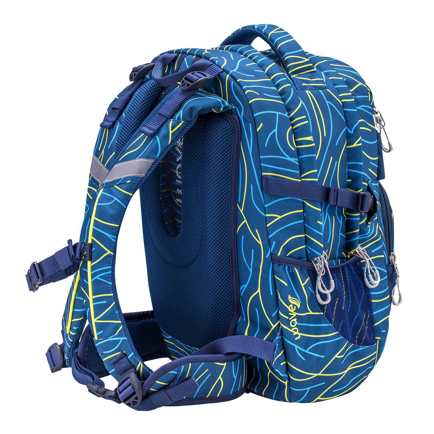 Rucksack Infinity Schulrucksack "Yellow Lines" Rucksack Infinity Schulrucksack "Yellow Lines"