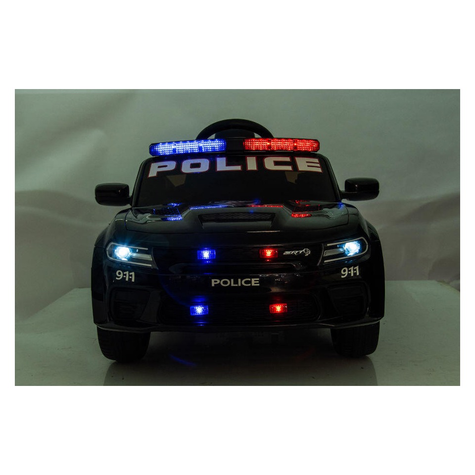 ES-Toys Kinderfahrzeug – Elektro Auto „Dodge Polizei“ lizenziert – 12V Akku,2 Motoren- 2,4Ghz + Ledersitz, MP3 ES-Toys Kinderfahrzeug – Elektro Auto „Dodge Polizei“ lizenziert – 12V Akku,2 Motoren- 2,4Ghz + Ledersitz, MP3