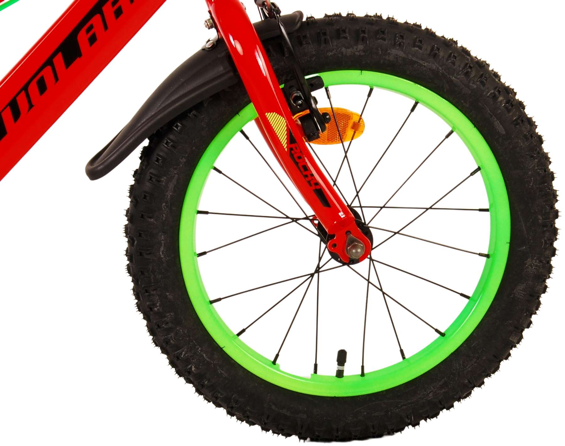 Kinderfahrrad Rocky Fahrrad für Jungen 16 Zoll Kinderrad in Rot
