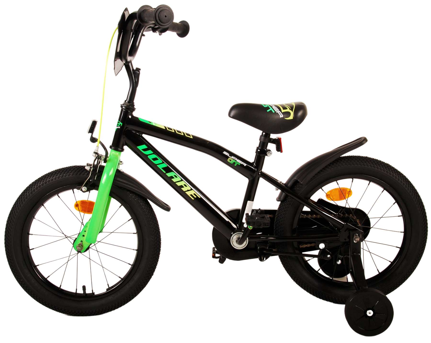 Kinderfahrrad Super GT Fahrrad für Jungen 16 Zoll Kinderrad in Grün