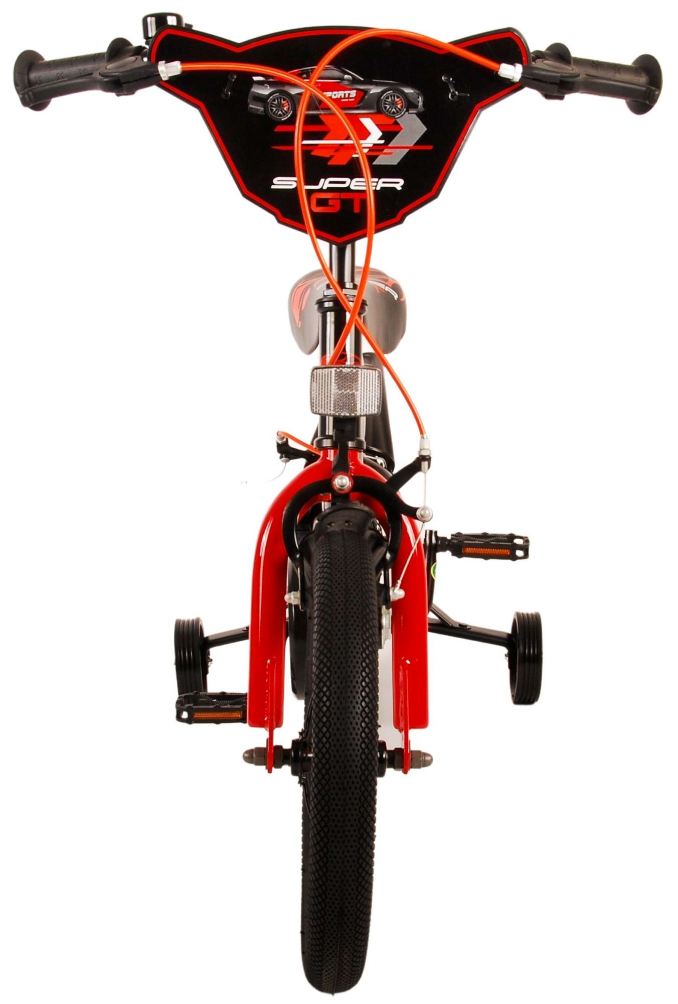 Kinderfahrrad Super GT für Jungen 14 Zoll Kinderrad in Rot Fahrrad