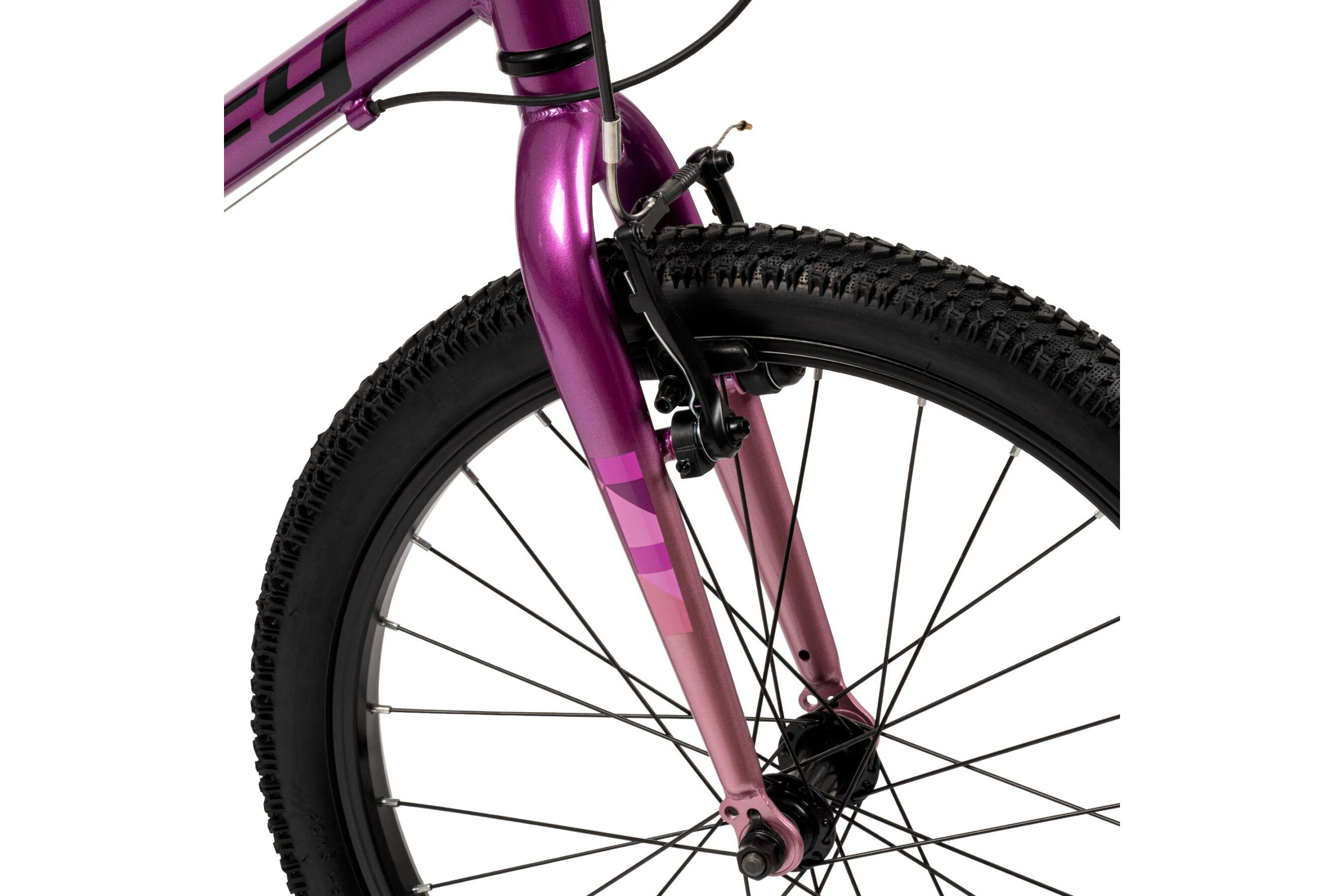 Volare Kinderfahrrad Literide für Mädchen 20 Zoll Kinderrad in Lila-Rosa, 7 Gänge