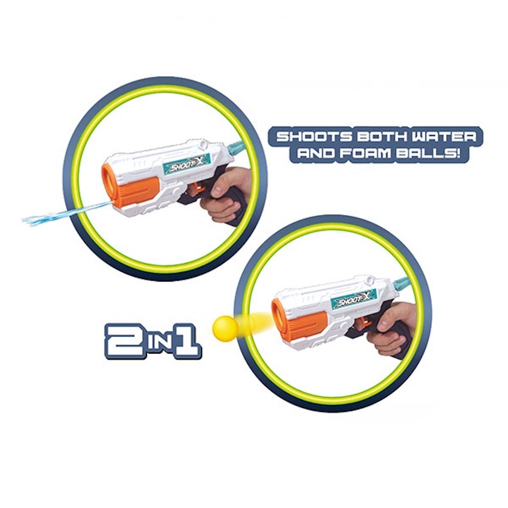 Wasserpistole und Ball Blaster 5xBall 3Kegel Wasserpistole und Ball Blaster 5xBall 3Kegel