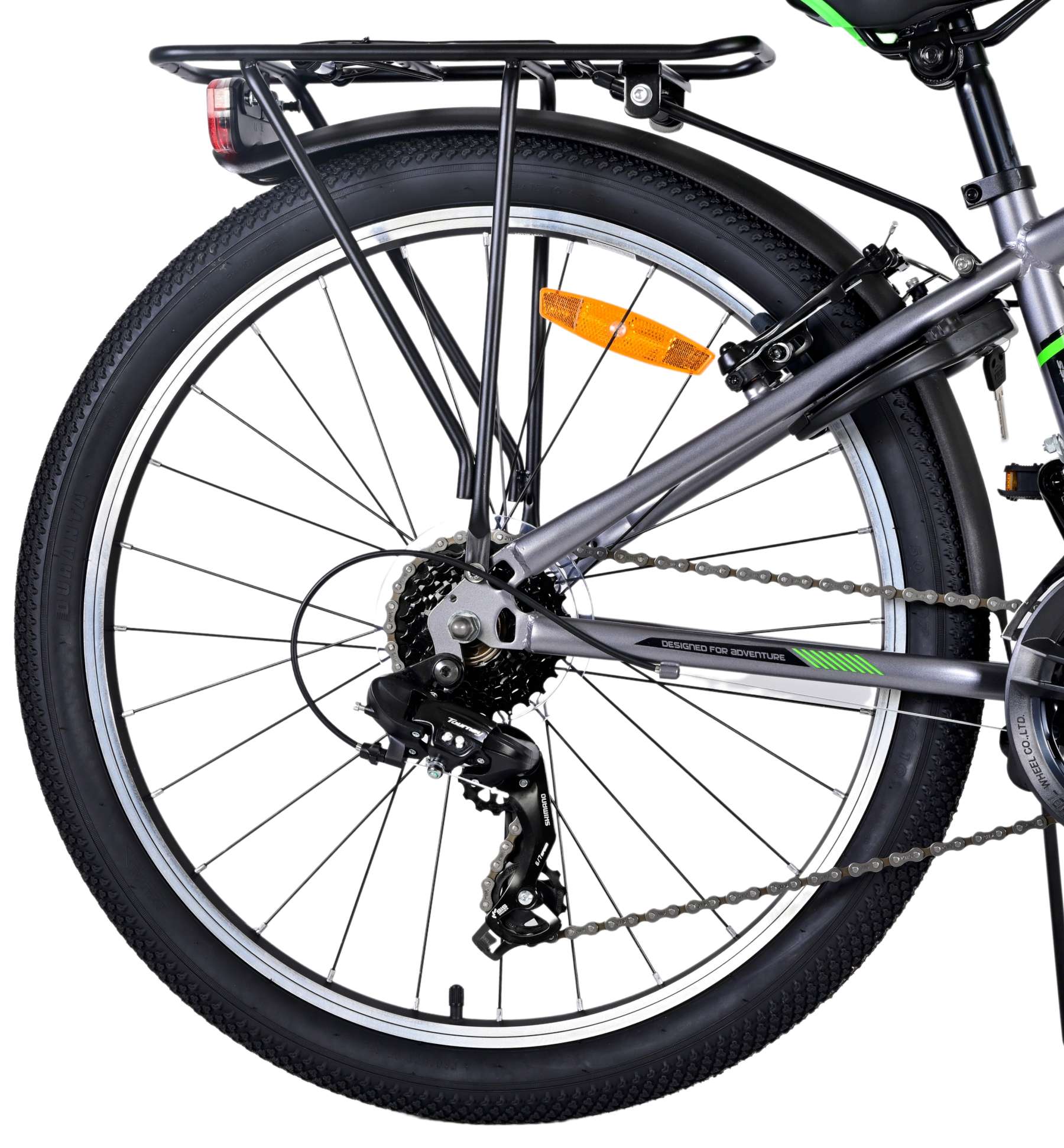 Kinderfahrrad Cross für Jungen 24 Zoll Kinderrad in Grau, 18 Gänge Kinderfahrrad Cross für Jungen 24 Zoll Kinderrad in Grau, 18 Gänge