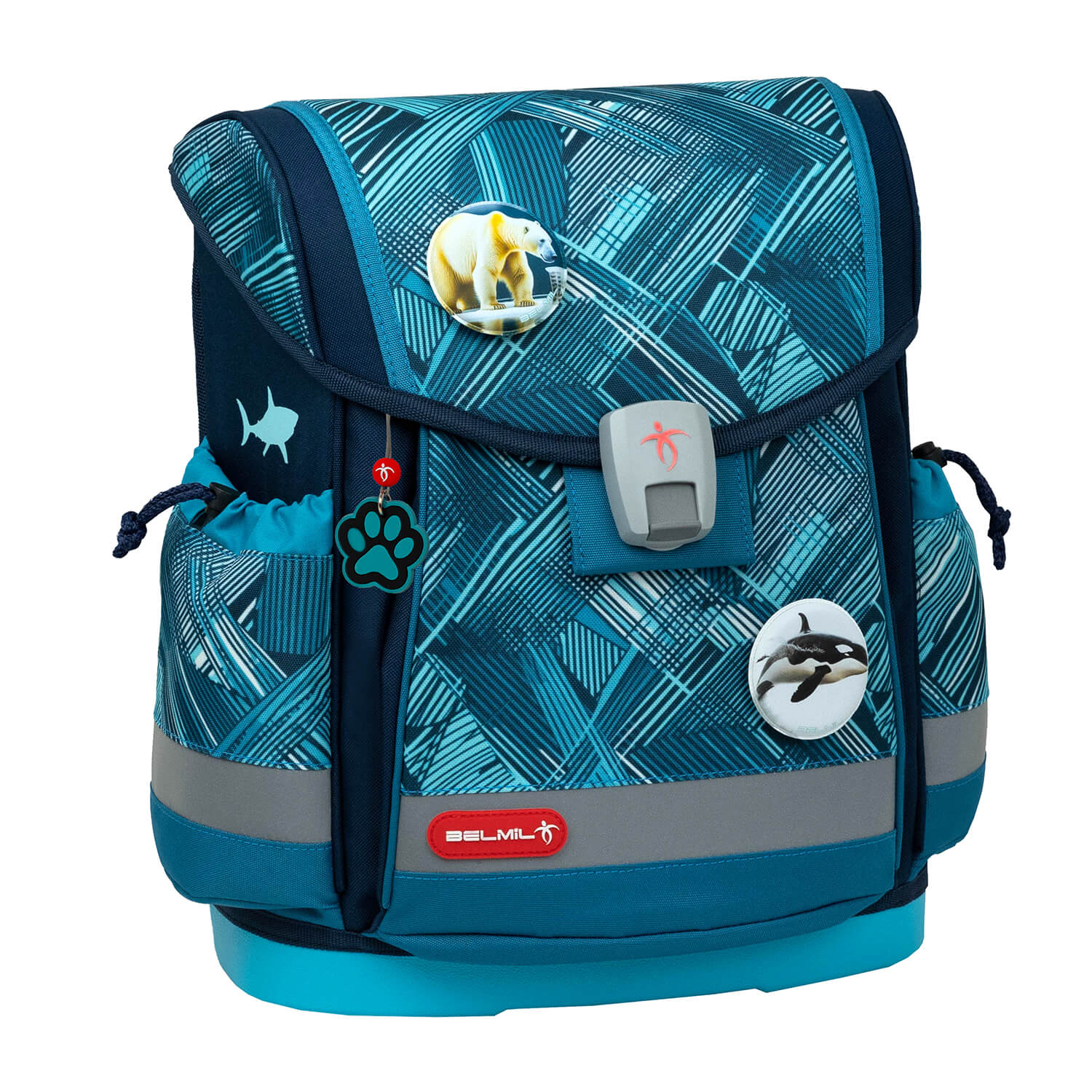 Rucksack Classy Plus ergonomisches Schulranzen-Set 5-teilig Ice Blue