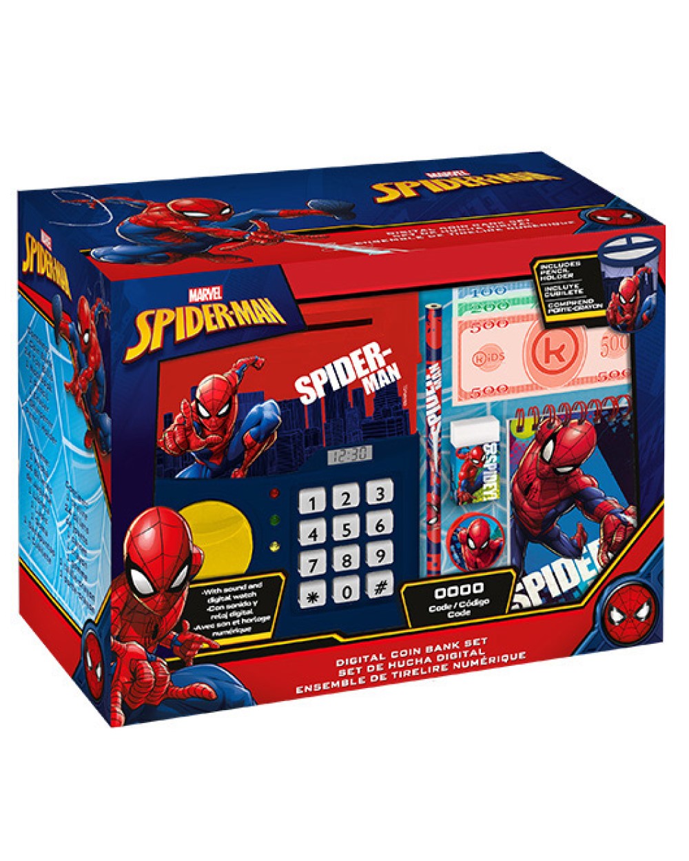 Digitale Münzbank Spardose Spider-Man