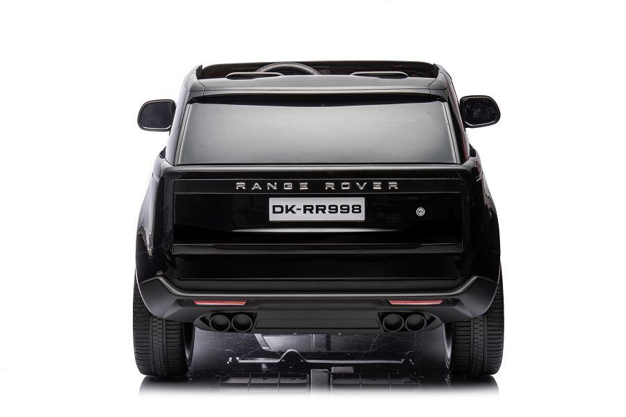 ES-Toys Kinderfahrzeug – Elektro Auto „Land Rover Range Rover“ 2 Sitzer – 12V14AH, 4 Motoren- 2,4Ghz, Bluetooth, Ledersitz+EVA+Lackiert – Schwarz ES-Toys Kinderfahrzeug – Elektro Auto „Land Rover Range Rover“ 2 Sitzer – 12V14AH, 4 Motoren- 2,4Ghz, Bluetooth, Ledersitz+EVA+Lackiert – Schwarz