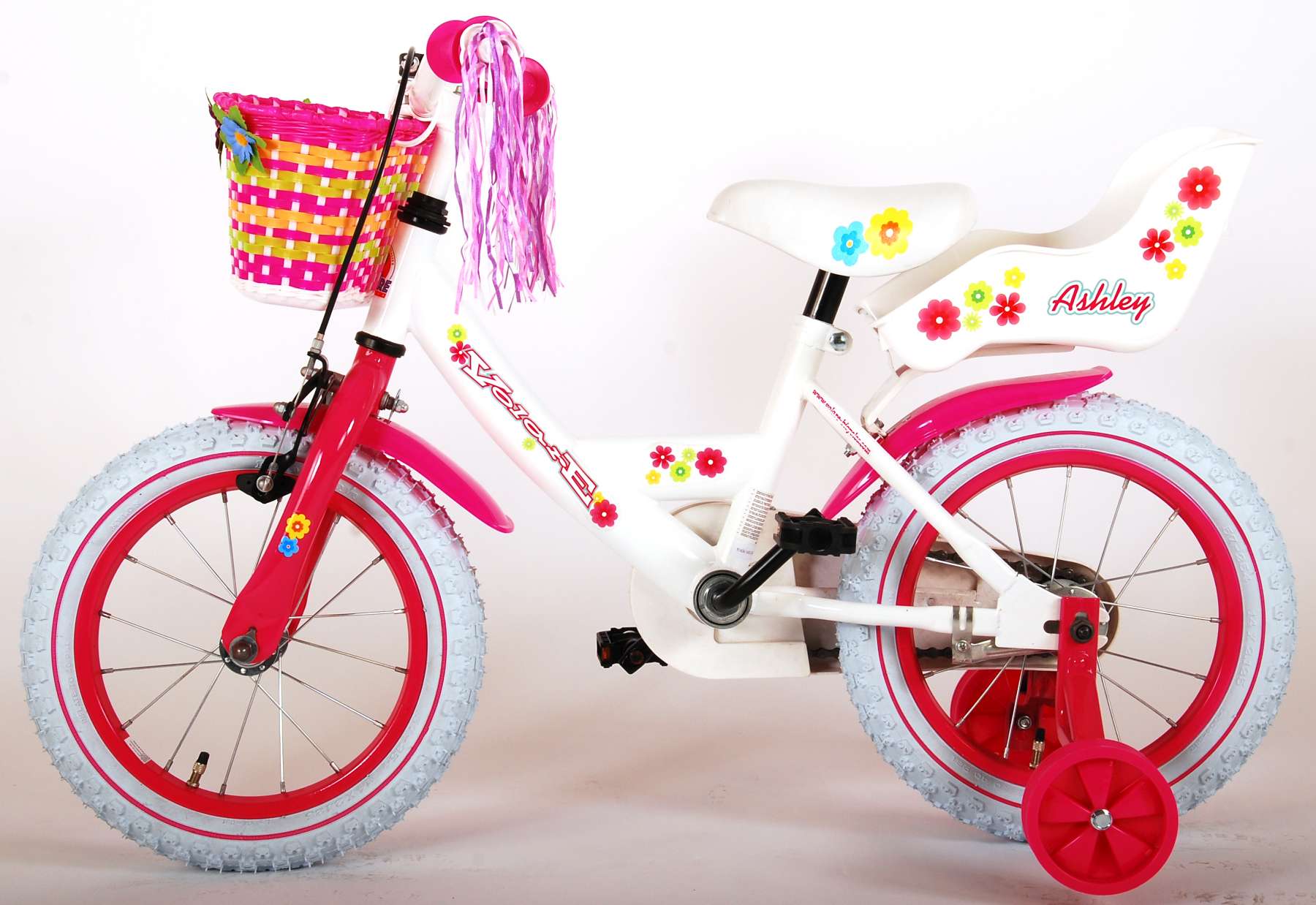 Kinderfahrrad Ashley für Mädchen 14 Zoll Kinderrad in Weiß Kinderfahrrad Ashley für Mädchen 14 Zoll Kinderrad in Weiß