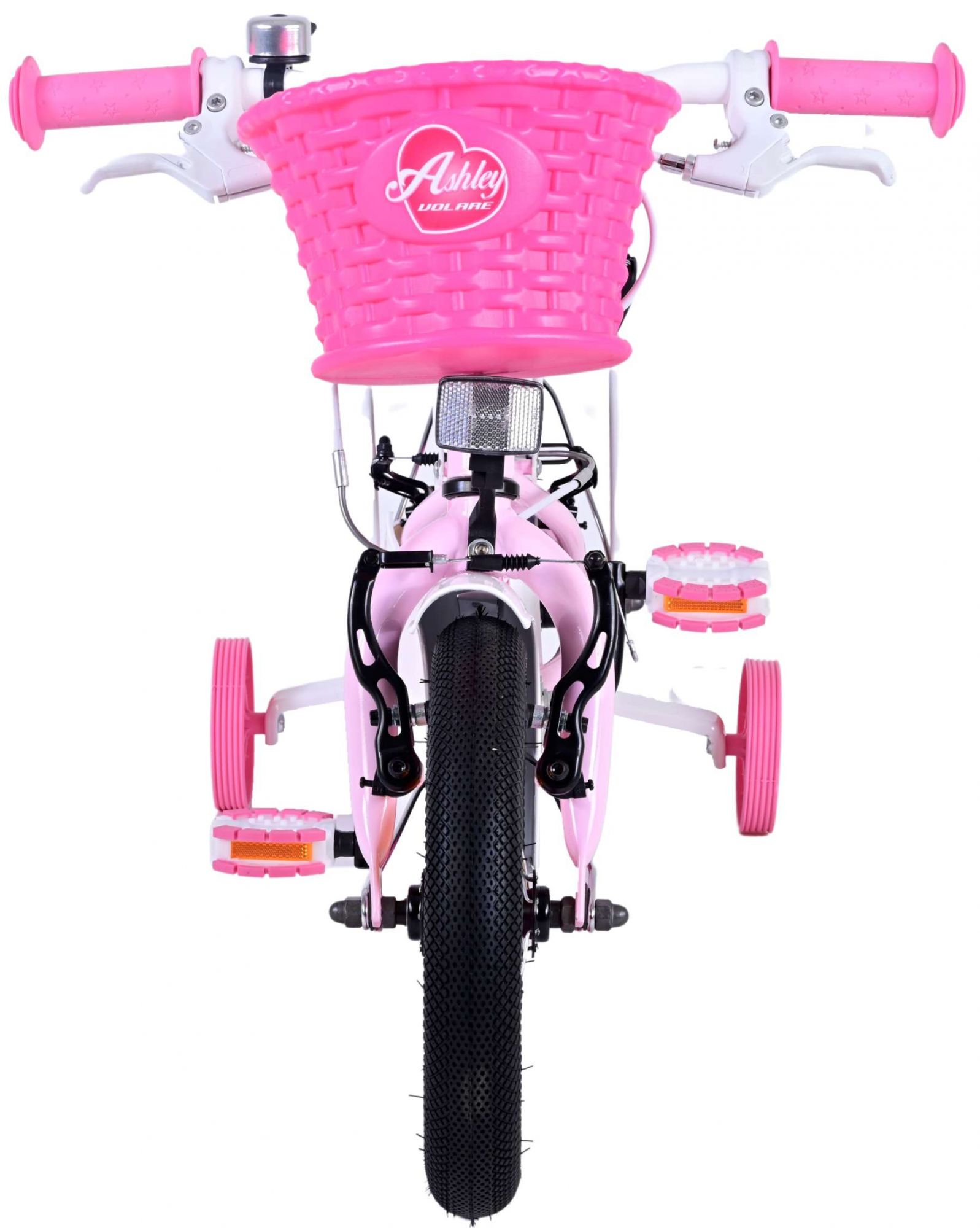 Kinderfahrrad Ashley für Mädchen 12 Zoll Kinderrad in Rosa