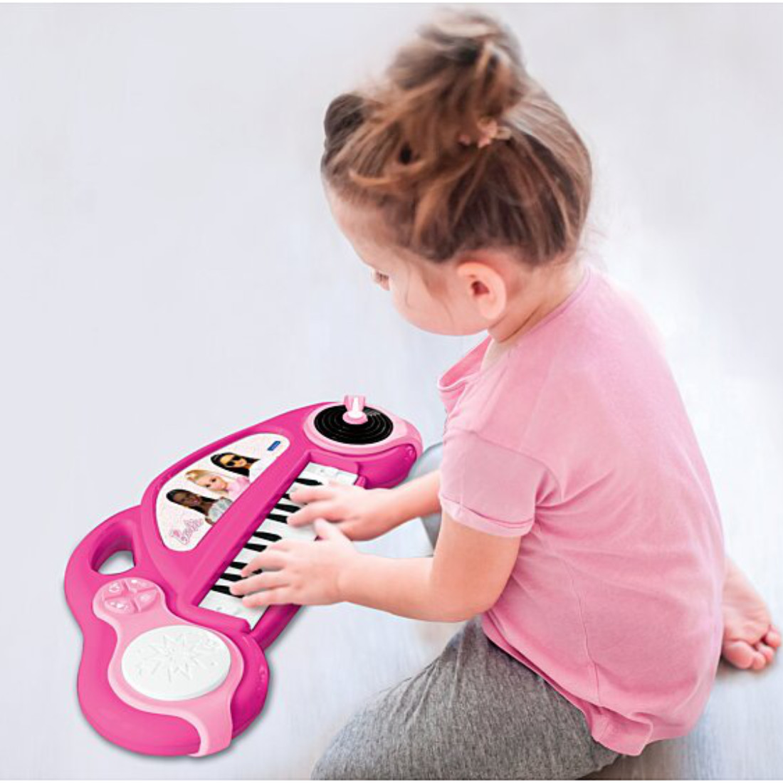 Barbie Elektronisches Keyboard Drumpad und Lichteffekten