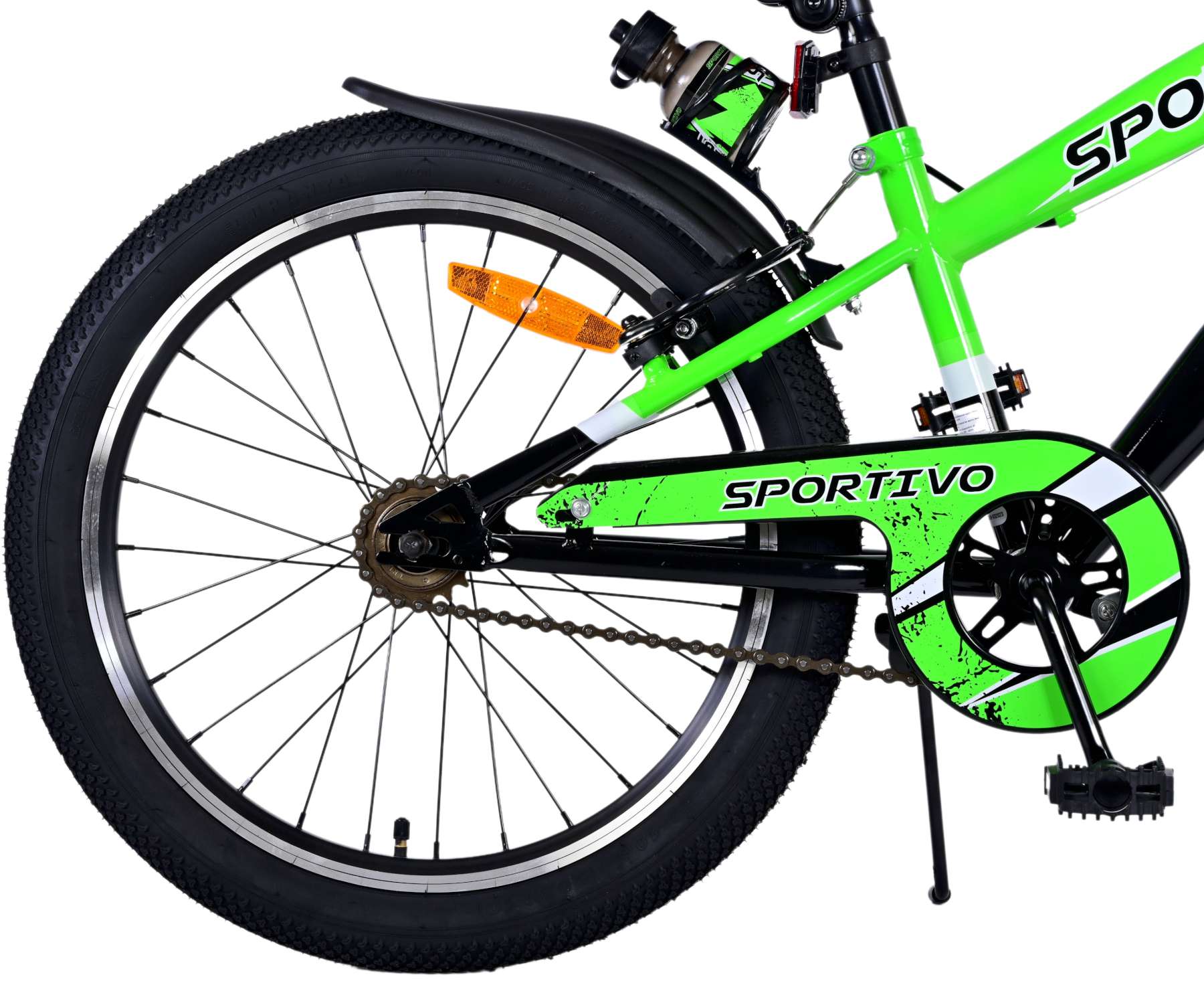 Kinderfahrrad Sportivo für Jungen 20 Zoll Kinderrad in Schwarz/Grün Kinderfahrrad Sportivo für Jungen 20 Zoll Kinderrad in Schwarz/Grün