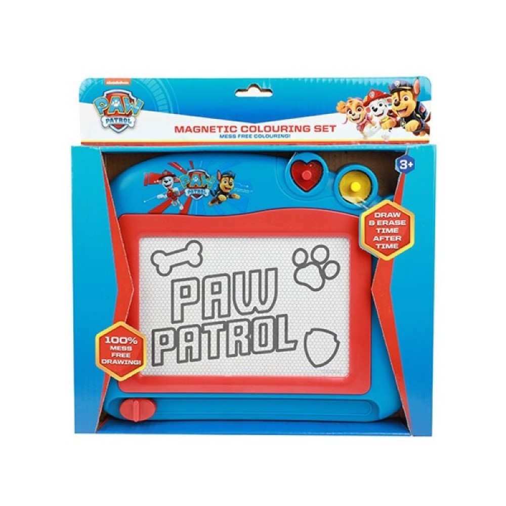 PAW PATROL Magnetisches Zeichenbrett mit Stift und Formen