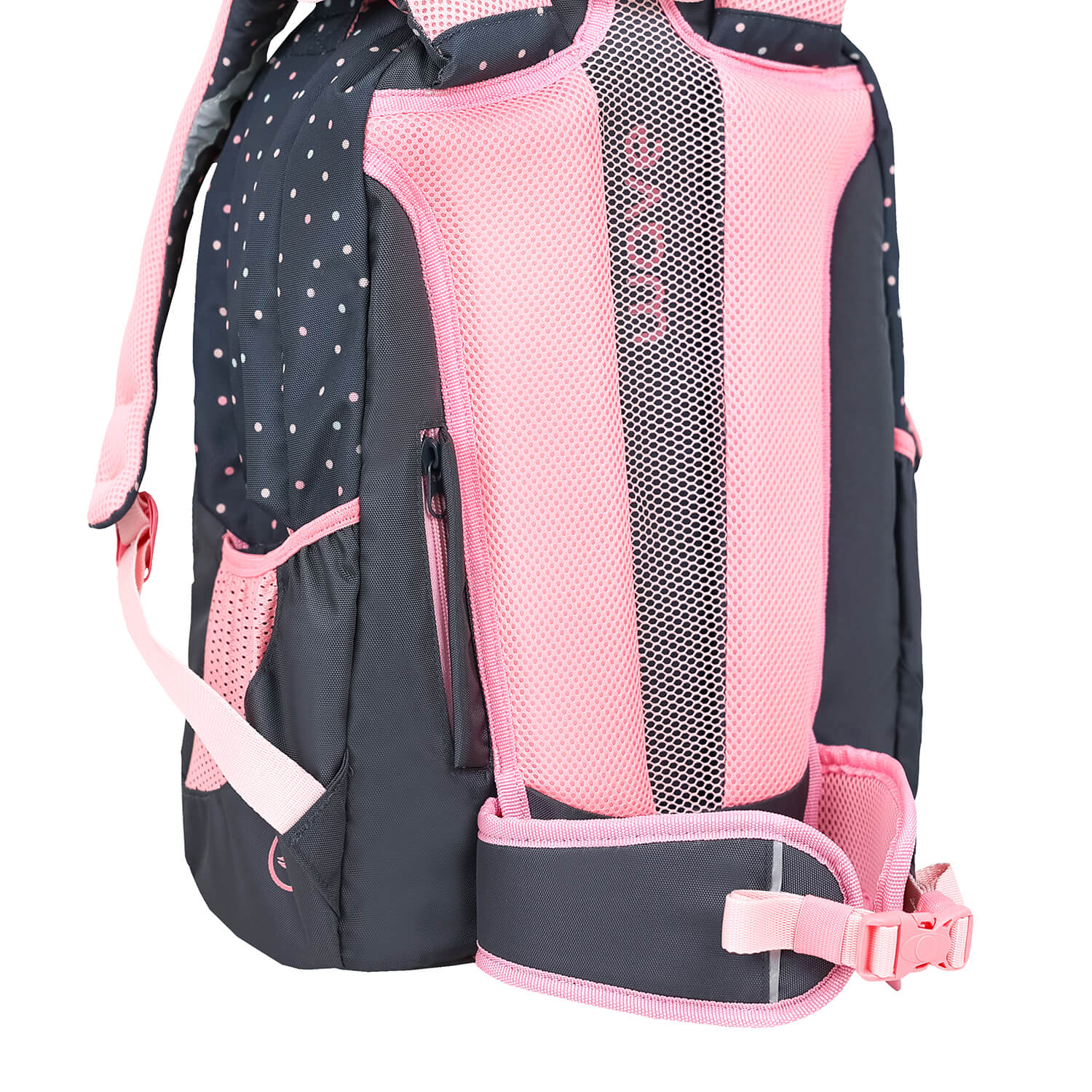 Rucksack Infinity Move Schulrucksack "Dots Pinky"