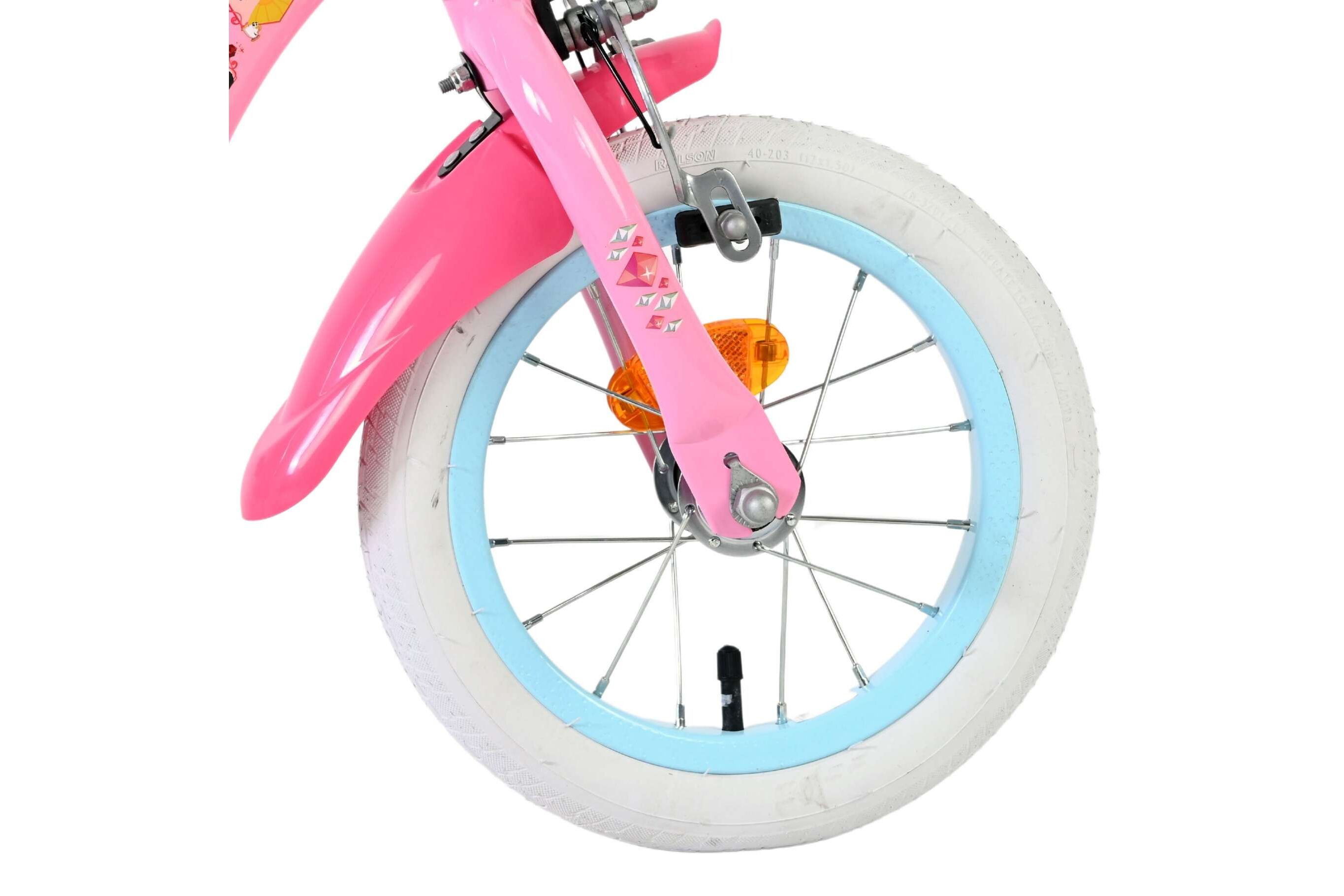 Volare Kinderfahrrad Magic Royals für Mädchen 12 Zoll Kinderrad in Rosa Volare Kinderfahrrad Magic Royals für Mädchen 12 Zoll Kinderrad in Rosa