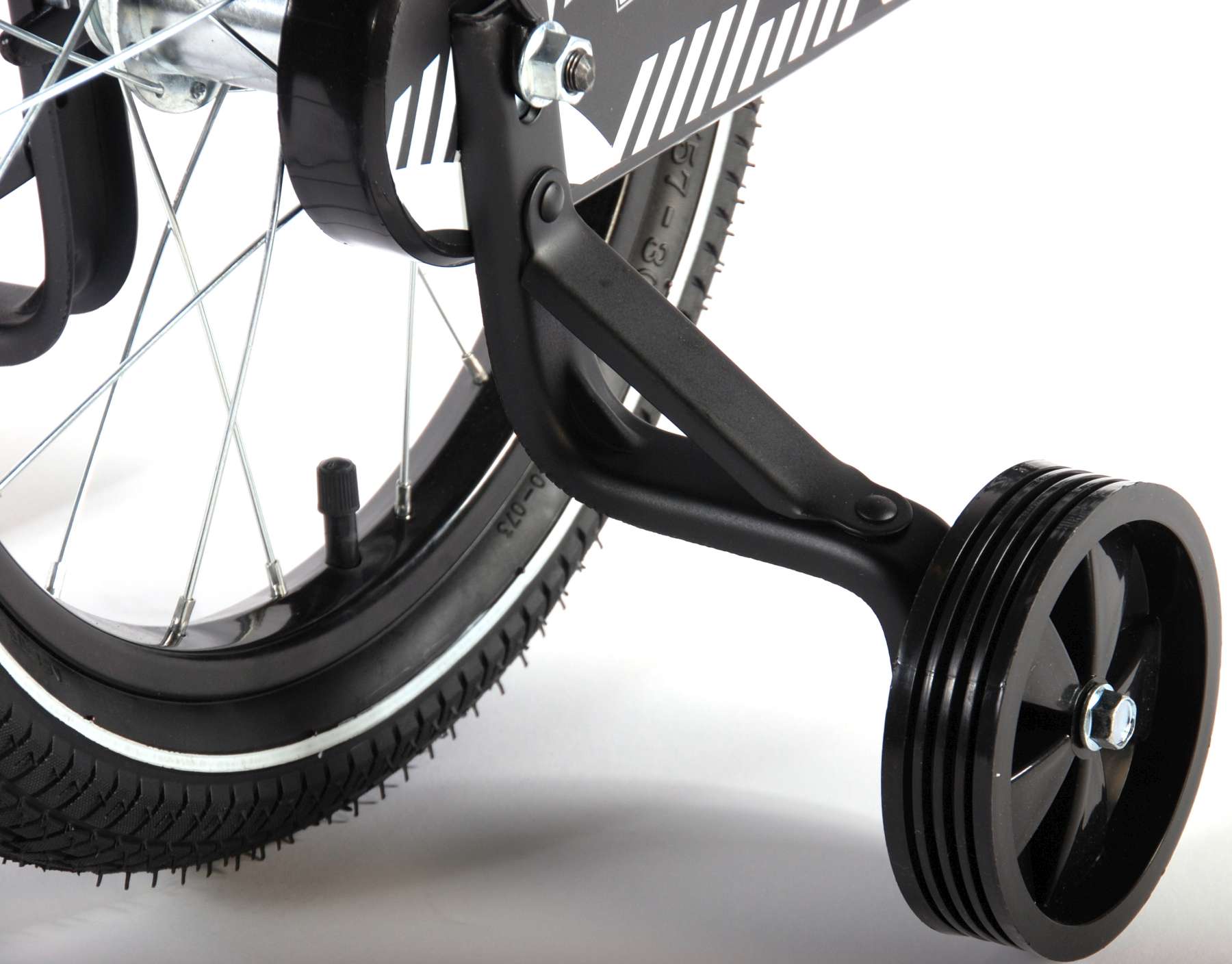 Kinderfahrrad Black Cruiser für Jungen 16 Zoll Kinderrad in Schwarz