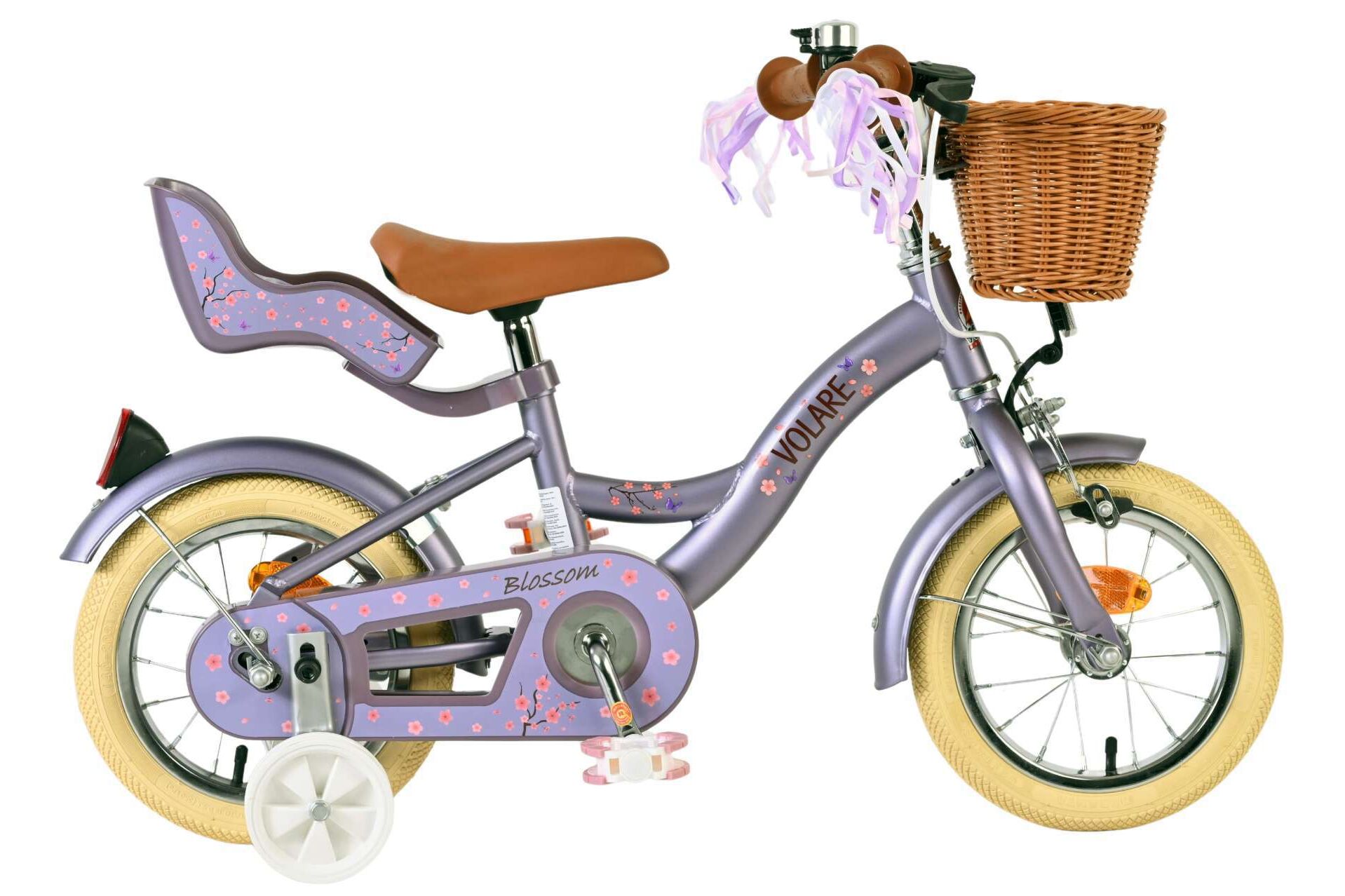 Volare Kinderfahrrad Blossom für Mädchen 12 Zoll Kinderrad in Lila Volare Kinderfahrrad Blossom für Mädchen 12 Zoll Kinderrad in Lila