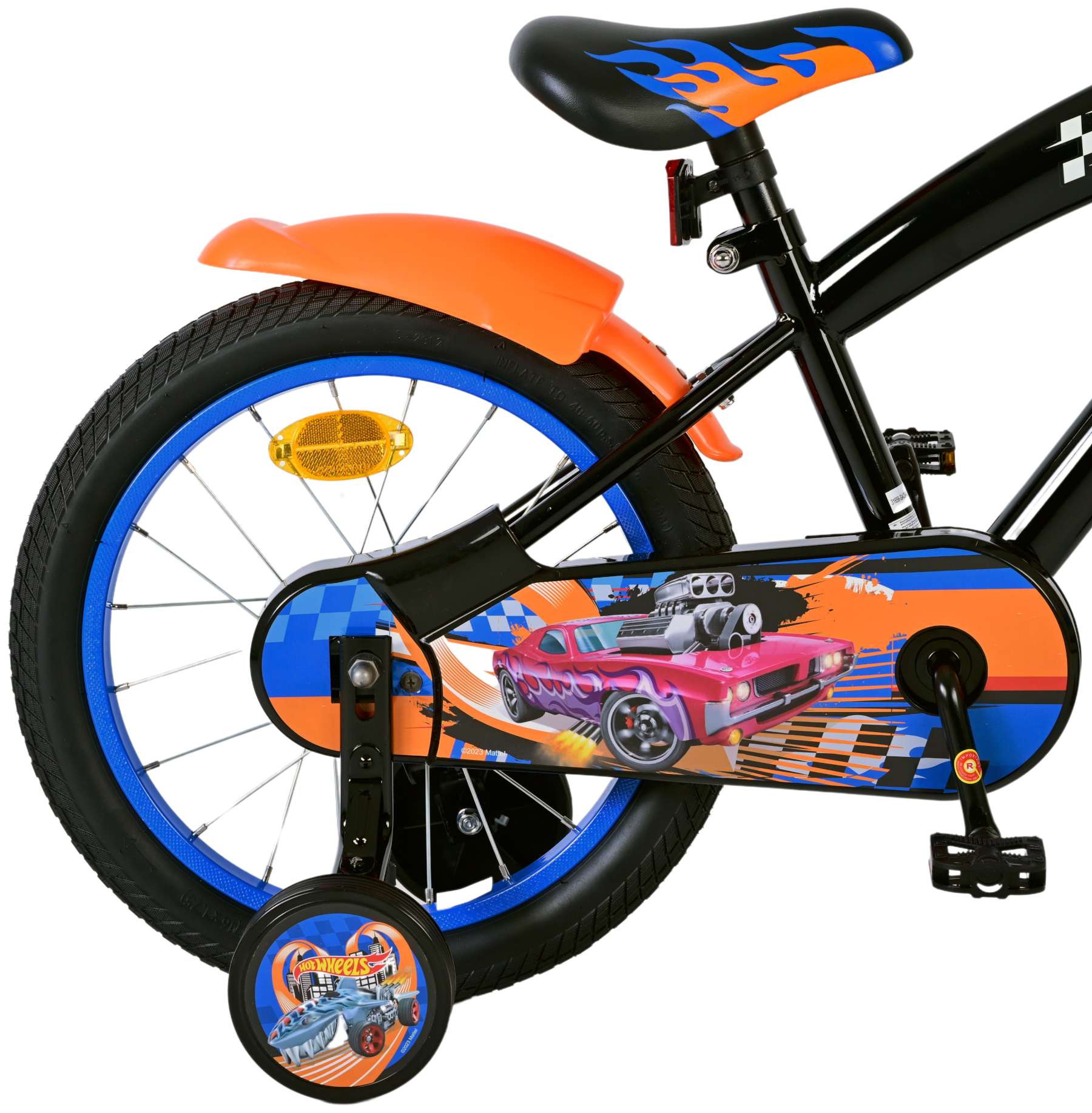 Kinderfahrrad Hot Wheels Fahrrad für Jungen Fahrrad Kinderrad 16 Zoll