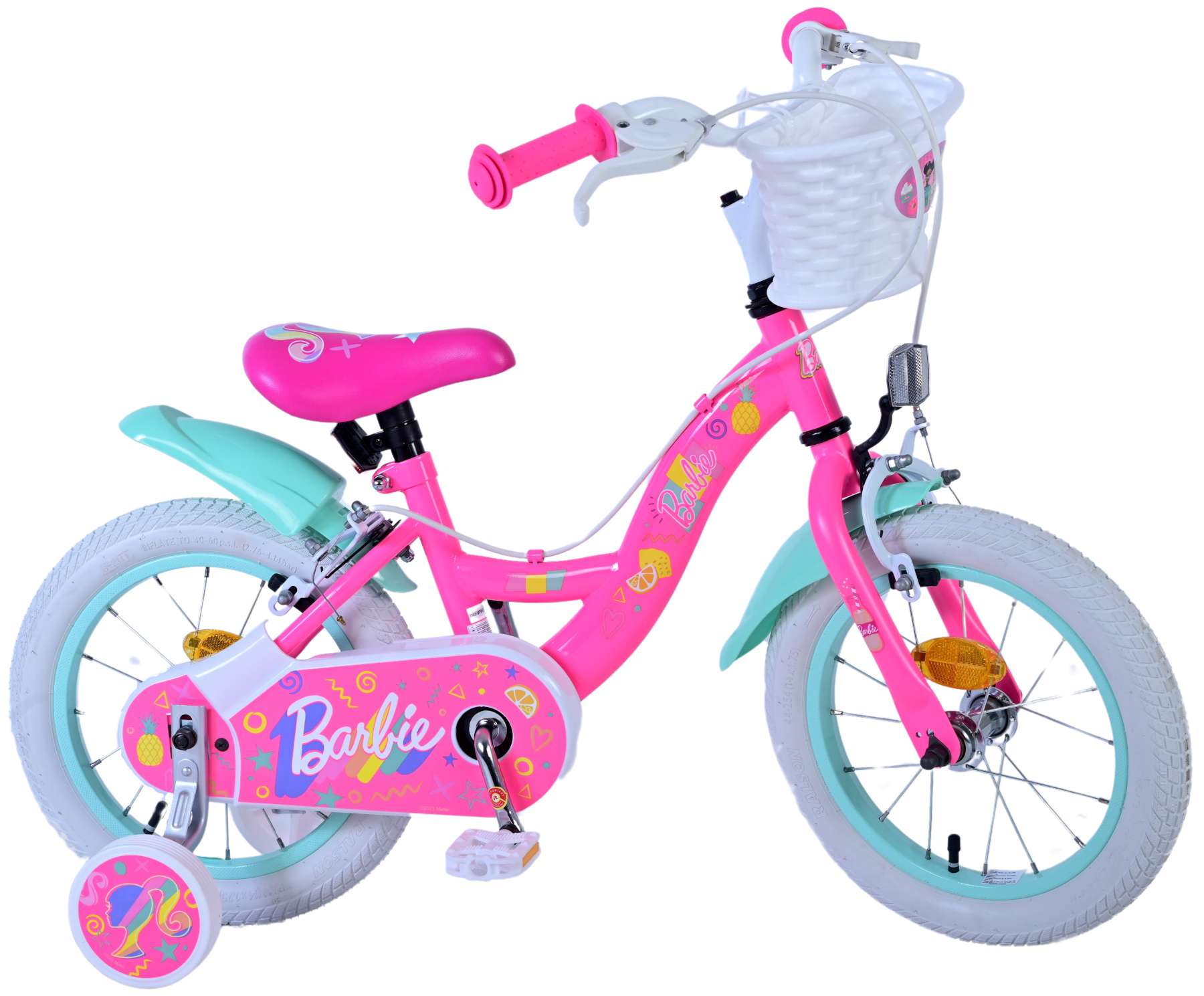 Kinderfahrrad Barbie Fahrrad in Rosa für Mädchen 14 Zoll Kinderrad