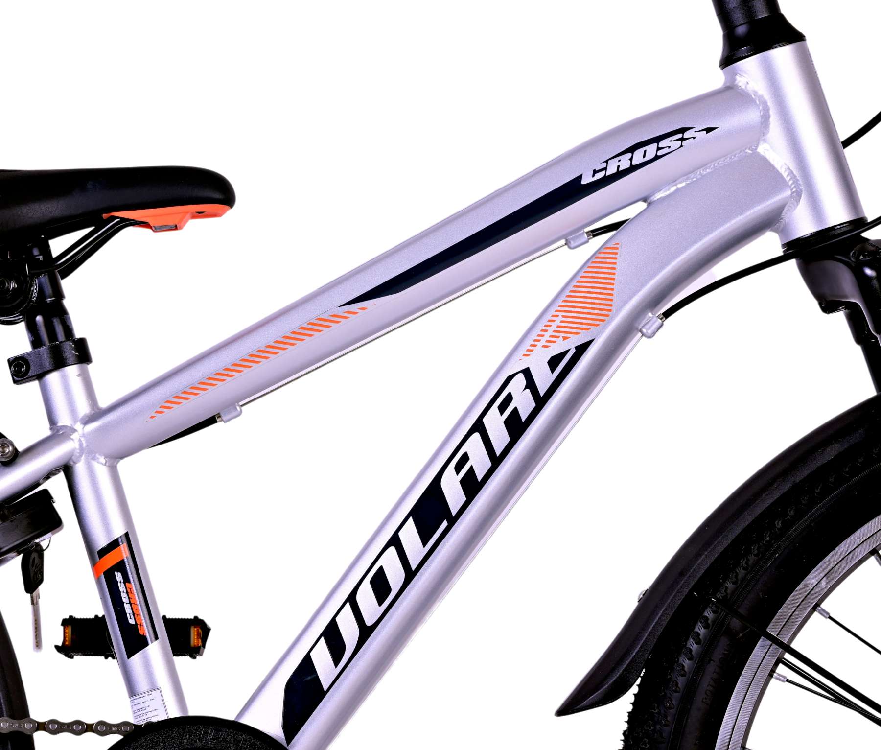 Kinderfahrrad Cross für Jungen 20 Zoll Kinderrad in Silber, 6 Gänge Kinderfahrrad Cross für Jungen 20 Zoll Kinderrad in Silber, 6 Gänge
