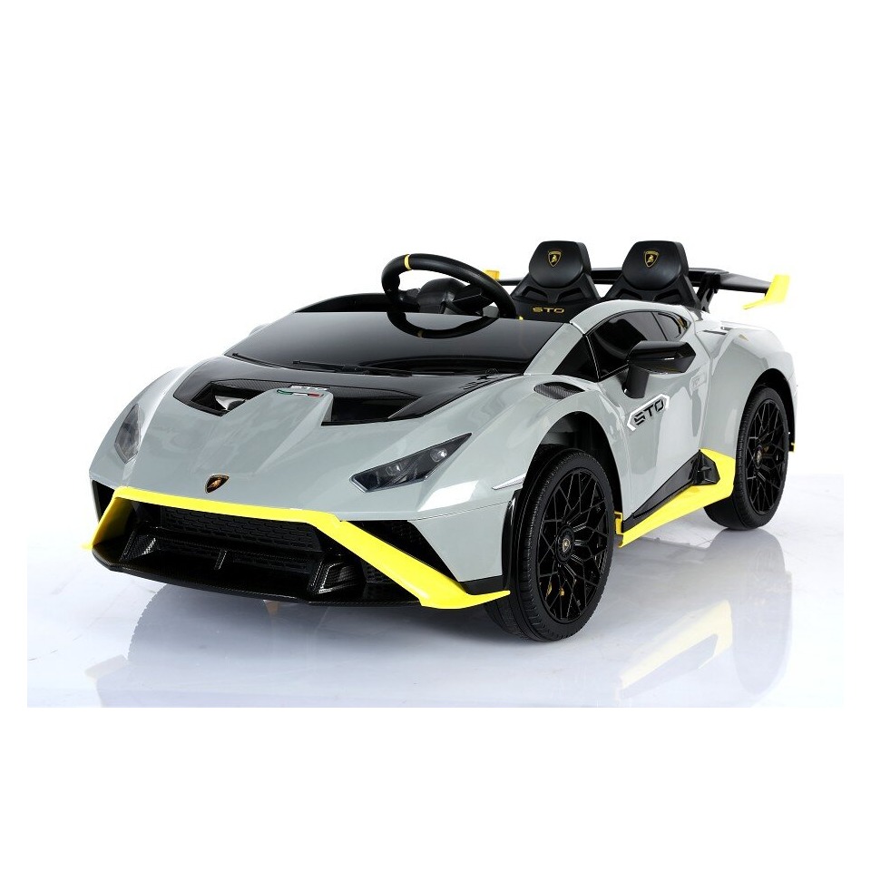 ES-Toys Elektro Kinderauto „Lamborghini Huracan STO“ – lizenziert – 12V7A Akku, 2 Motoren- 2,4Ghz Fernsteuerung, MP3, Ledersitz+EVA – Weiss ES-Toys Elektro Kinderauto „Lamborghini Huracan STO“ – lizenziert – 12V7A Akku, 2 Motoren- 2,4Ghz Fernsteuerung, MP3, Ledersitz+EVA – Weiss