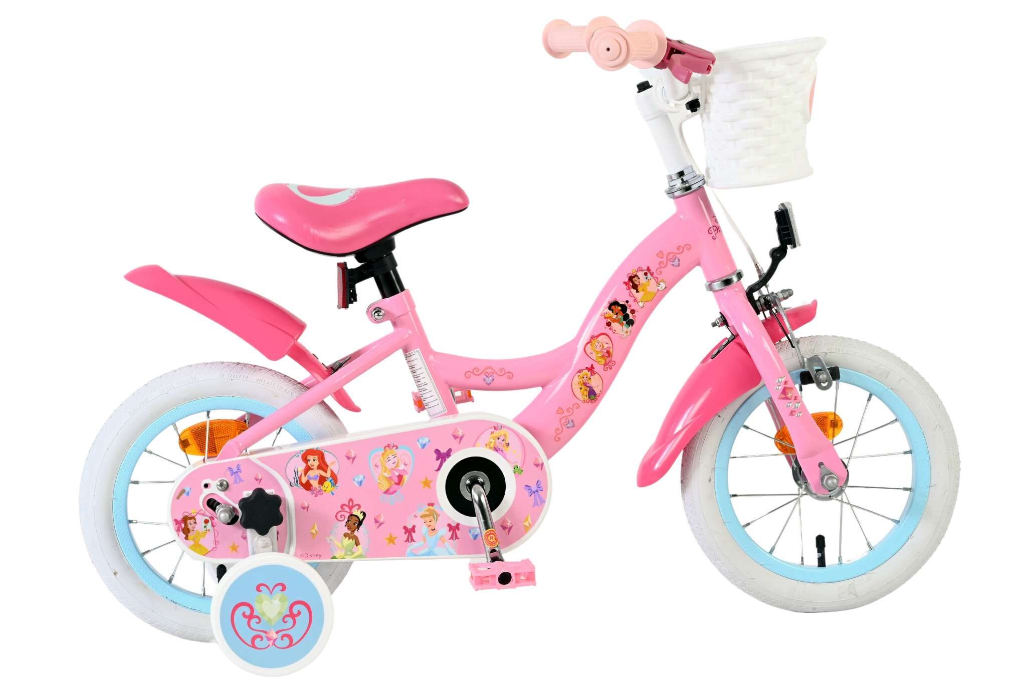 Volare Kinderfahrrad Magic Royals für Mädchen 12 Zoll Kinderrad in Rosa Volare Kinderfahrrad Magic Royals für Mädchen 12 Zoll Kinderrad in Rosa