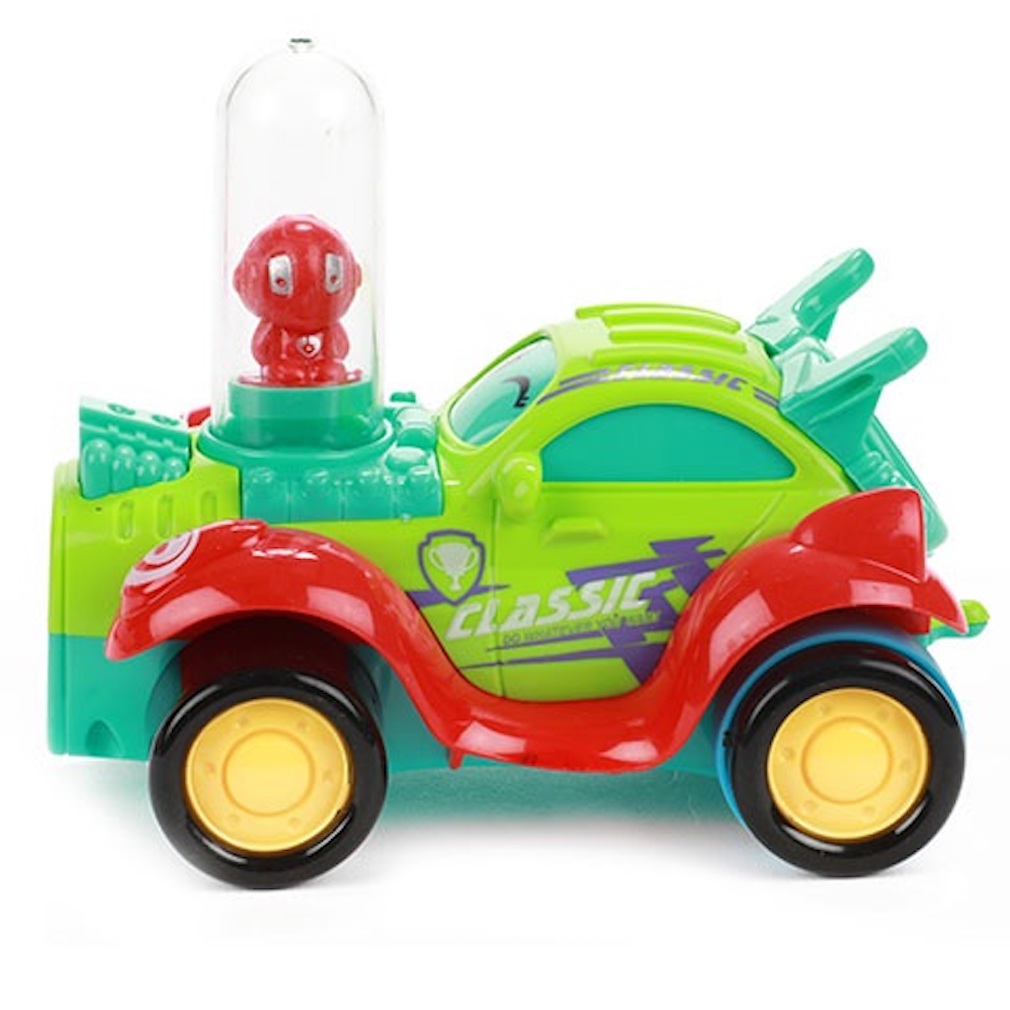 Hot Rod Auto mit Nachlaufmotor und Rassel Spielzeugauto für Kinder