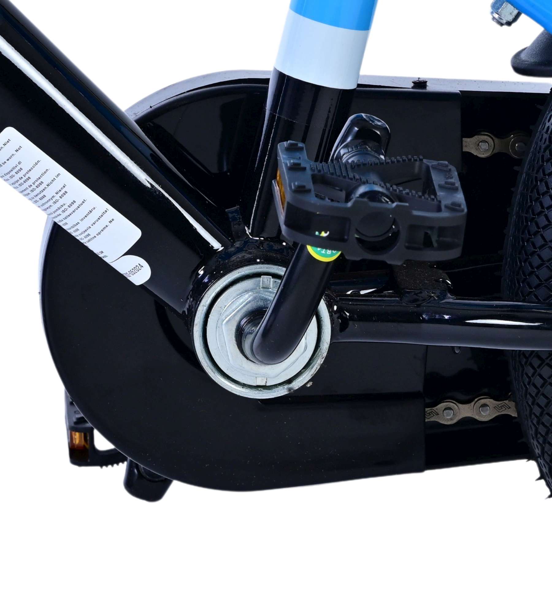 Kinderfahrrad Sportivo für Jungen 12 Zoll Kinderrad Neongrün Schwarz