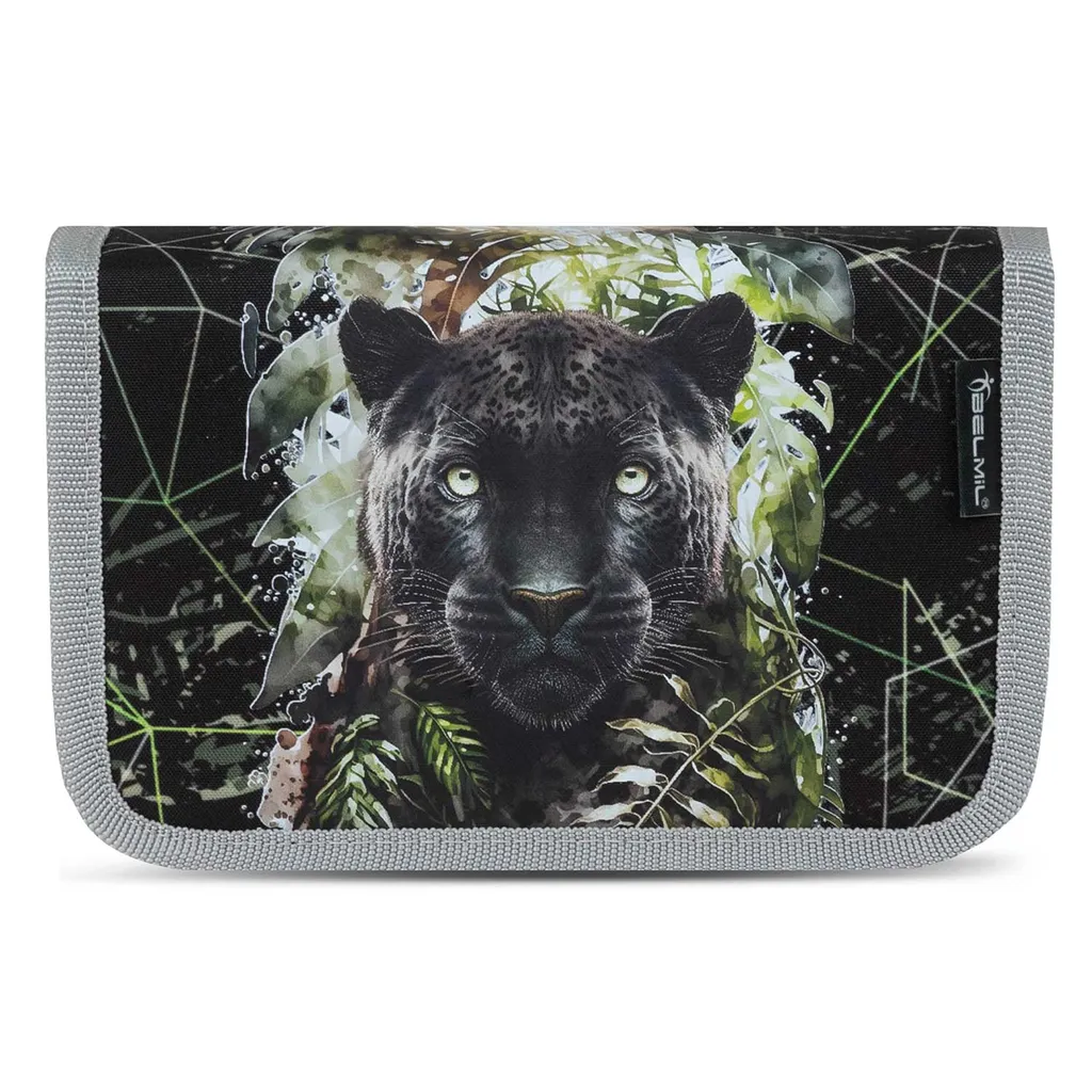 Belmil Classy ergonomisches Schulranzen-Set 4-teilig "Black Panther" mit Brustgurt Belmil Classy ergonomisches Schulranzen-Set 4-teilig "Black Panther" mit Brustgurt