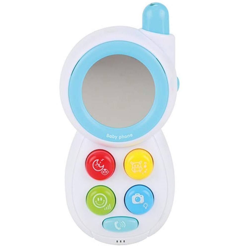 Baby Telefon mit Spiegel, Licht und Sound