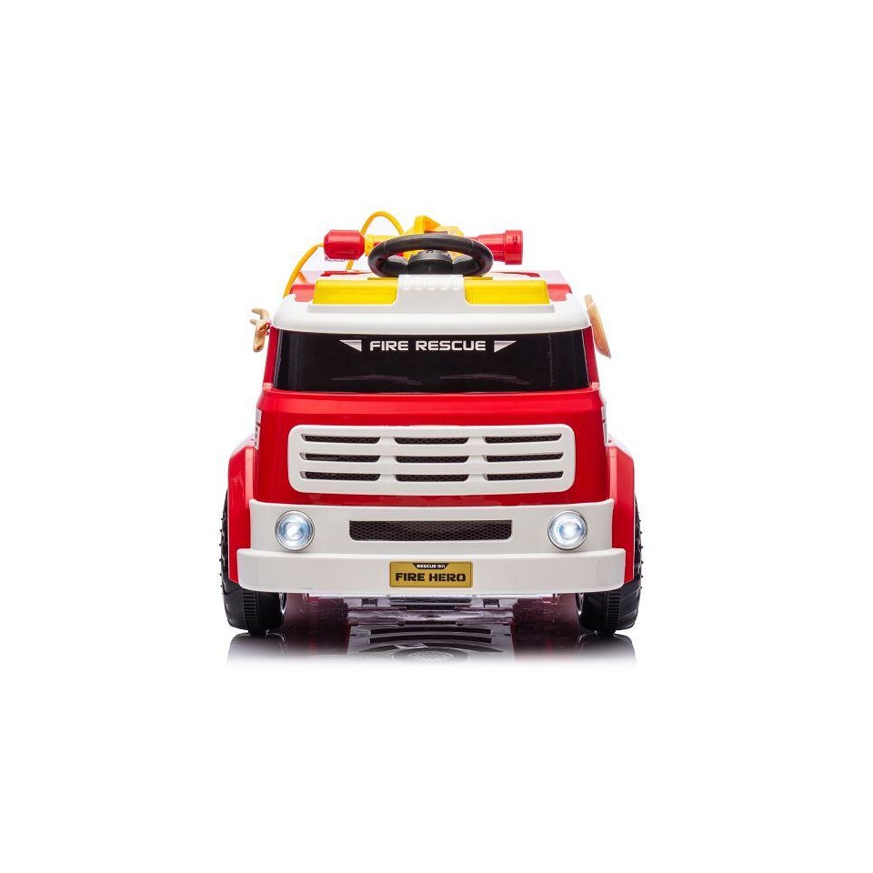 ES-Toys Kinderfahrzeug – Elektro Auto „Feuerwehr“ – 12V7AH Akku,4 Motoren- 2,4Ghz Fernsteuerung, MP3+Sirene -911P ES-Toys Kinderfahrzeug – Elektro Auto „Feuerwehr“ – 12V7AH Akku,4 Motoren- 2,4Ghz Fernsteuerung, MP3+Sirene -911P