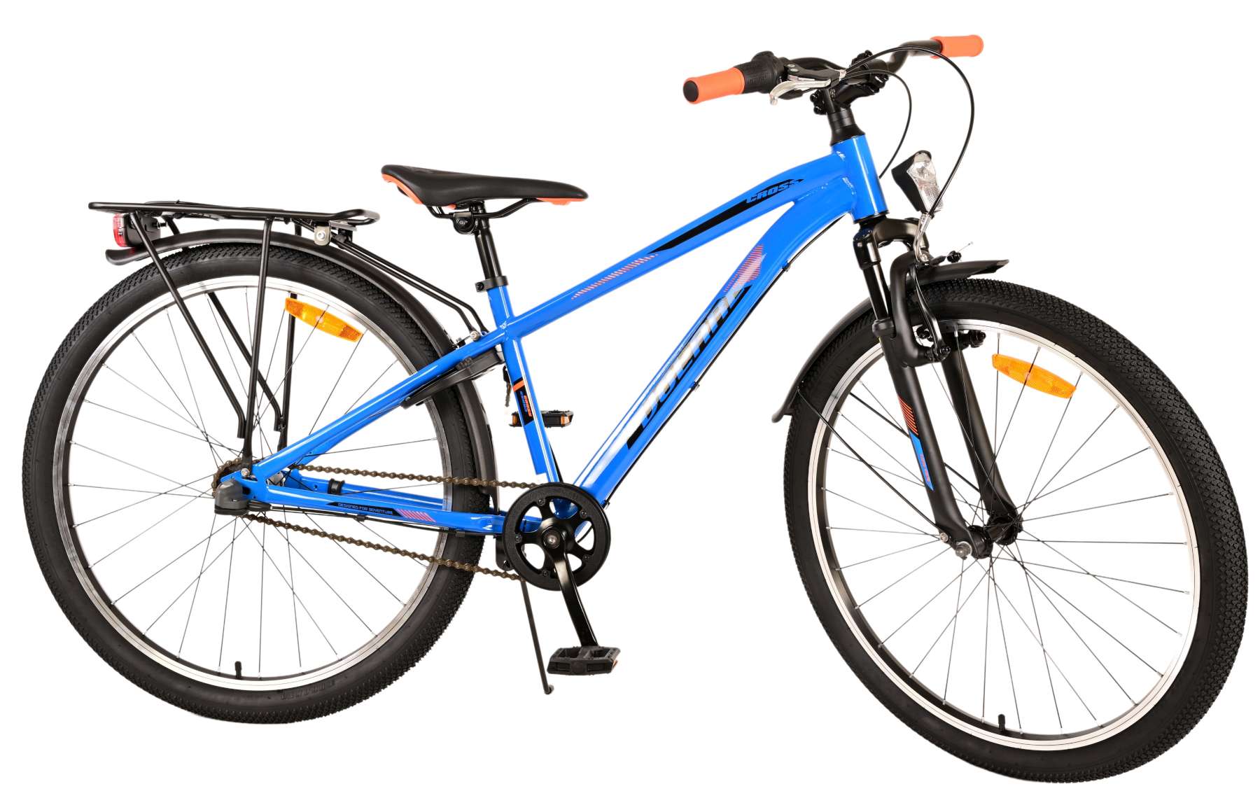 Kinderfahrrad Cross für Jungen 26 Zoll Kinderrad in Blau, 3 Gänge