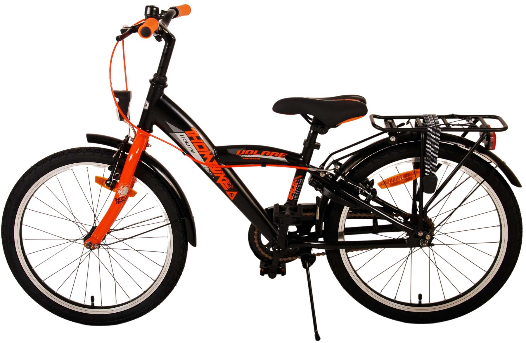 Kinderfahrrad Thombike für Jungen 20 Zoll Kinderrad in Schwarz Orange