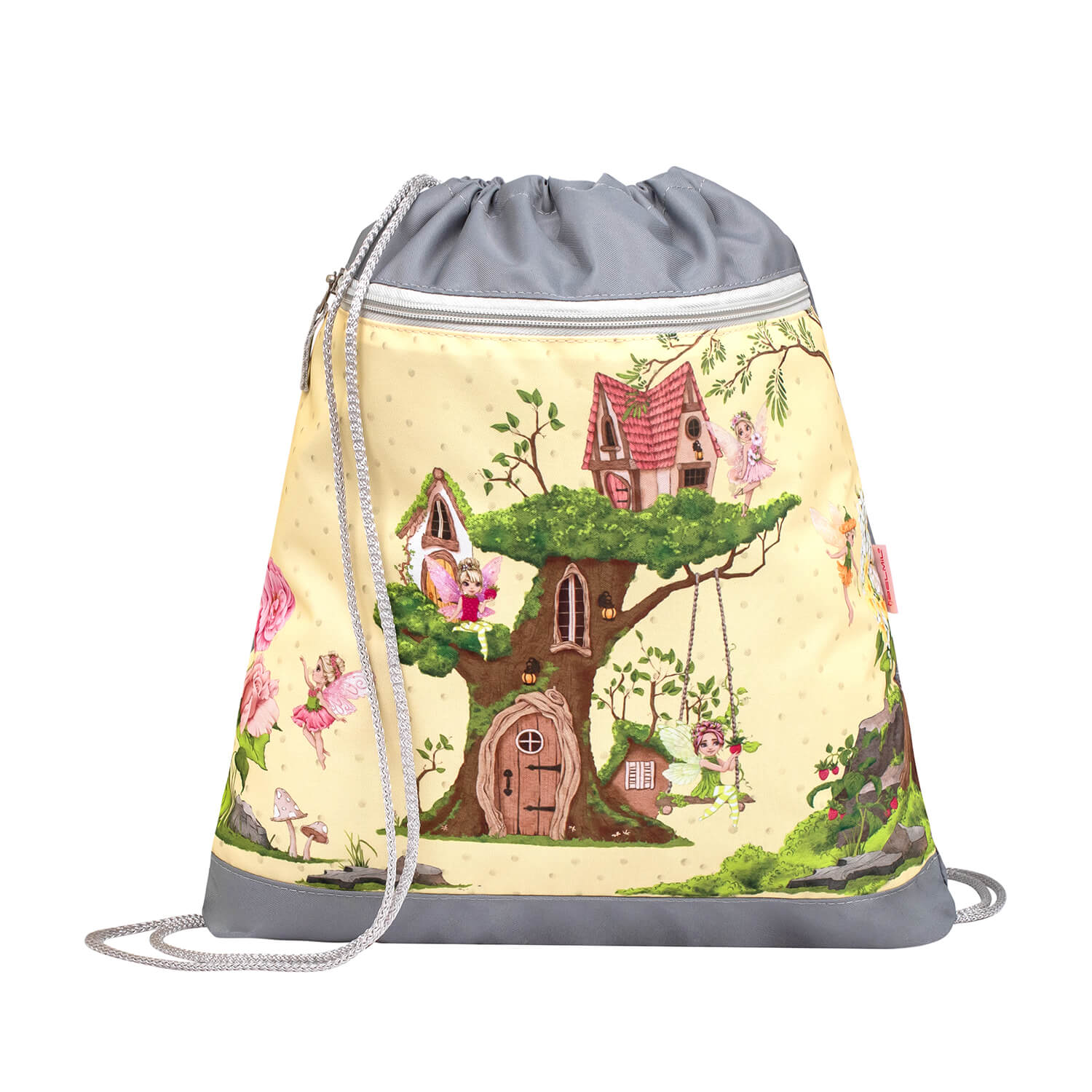 Rucksack Classy ergonomisches Schulranzen-Set 4-teilig "Fairy Garden"