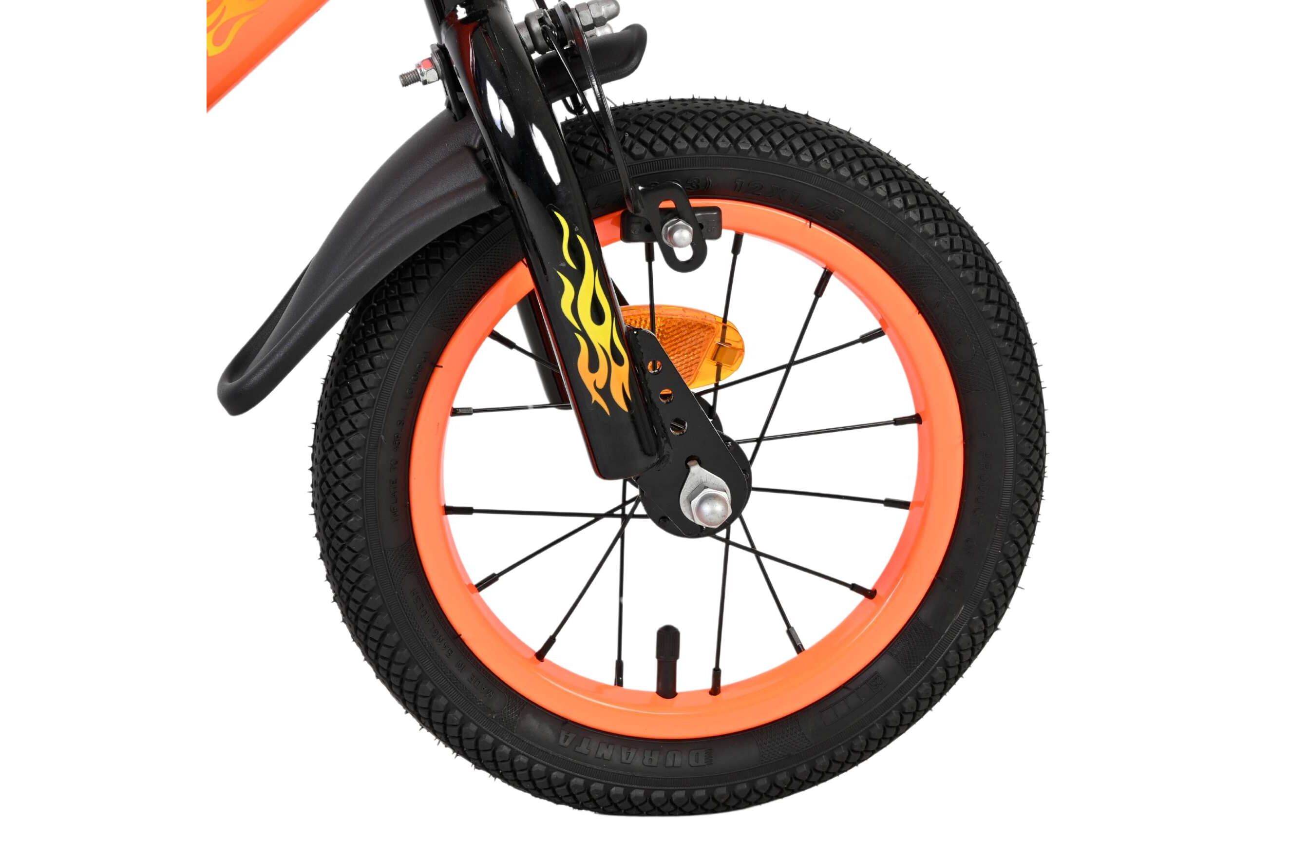 Volare Kinderfahrrad Strike für Jungen 12 Zoll Kinderrad in Orange, Zwei Handbremsen Volare Kinderfahrrad Strike für Jungen 12 Zoll Kinderrad in Orange, Zwei Handbremsen
