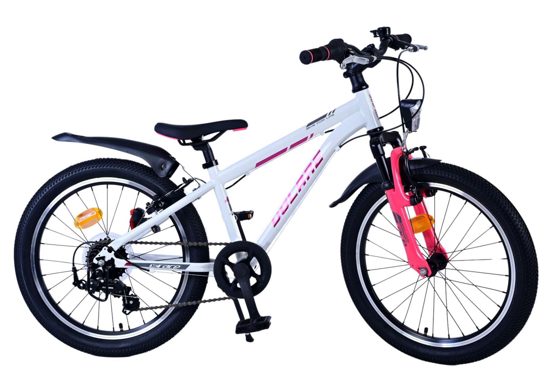 Kinderfahrrad XC Race 20 Zoll Kinderrad in Weiß Pink Fahrrad