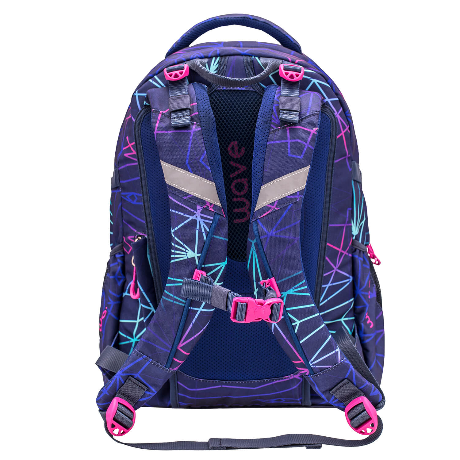 Rucksack Infinity Schulrucksack "Stripes Purple"