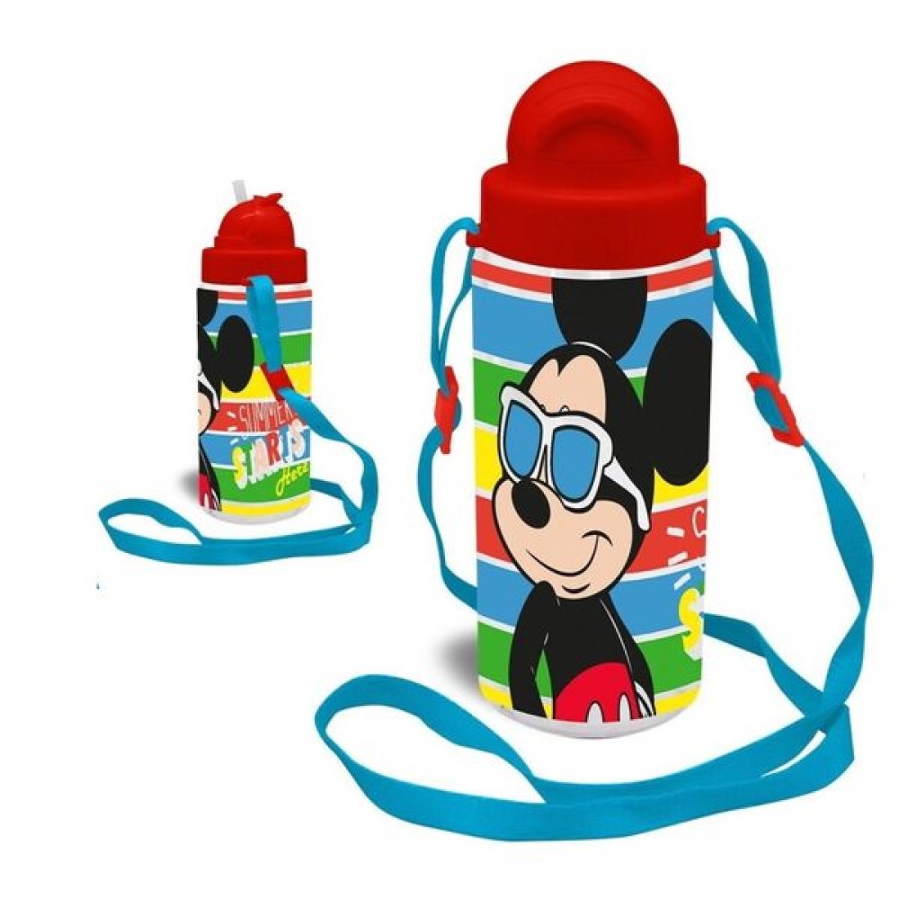 Disney Mickey Mouse Aluminium Trinkflasche mit einem Tragegurt Disney Mickey Mouse Aluminium Trinkflasche mit einem Tragegurt