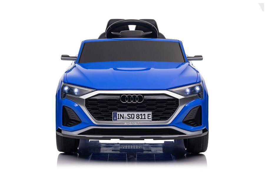 ES-Toys Kinderfahrzeug – Elektro Auto „Audi SQ8“ – lizenziert – 12V Akku und 2 Motoren- 2,4Ghz + MP3 + Leder + EVA – Blau ES-Toys Kinderfahrzeug – Elektro Auto „Audi SQ8“ – lizenziert – 12V Akku und 2 Motoren- 2,4Ghz + MP3 + Leder + EVA – Blau