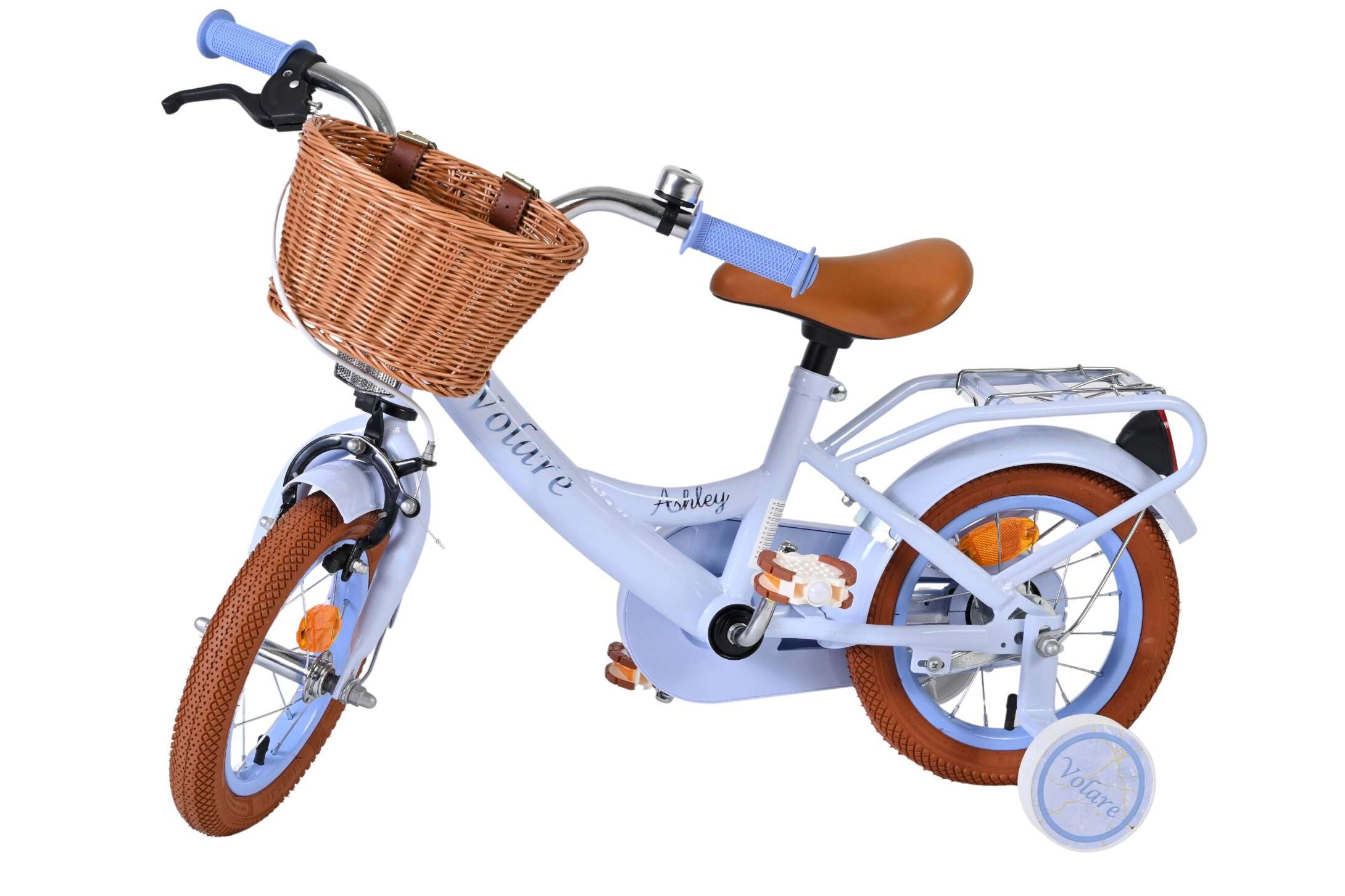 Volare Kinderfahrrad Ashley für Mädchen 12 Zoll Kinderrad in Pastellblau Volare Kinderfahrrad Ashley für Mädchen 12 Zoll Kinderrad in Pastellblau