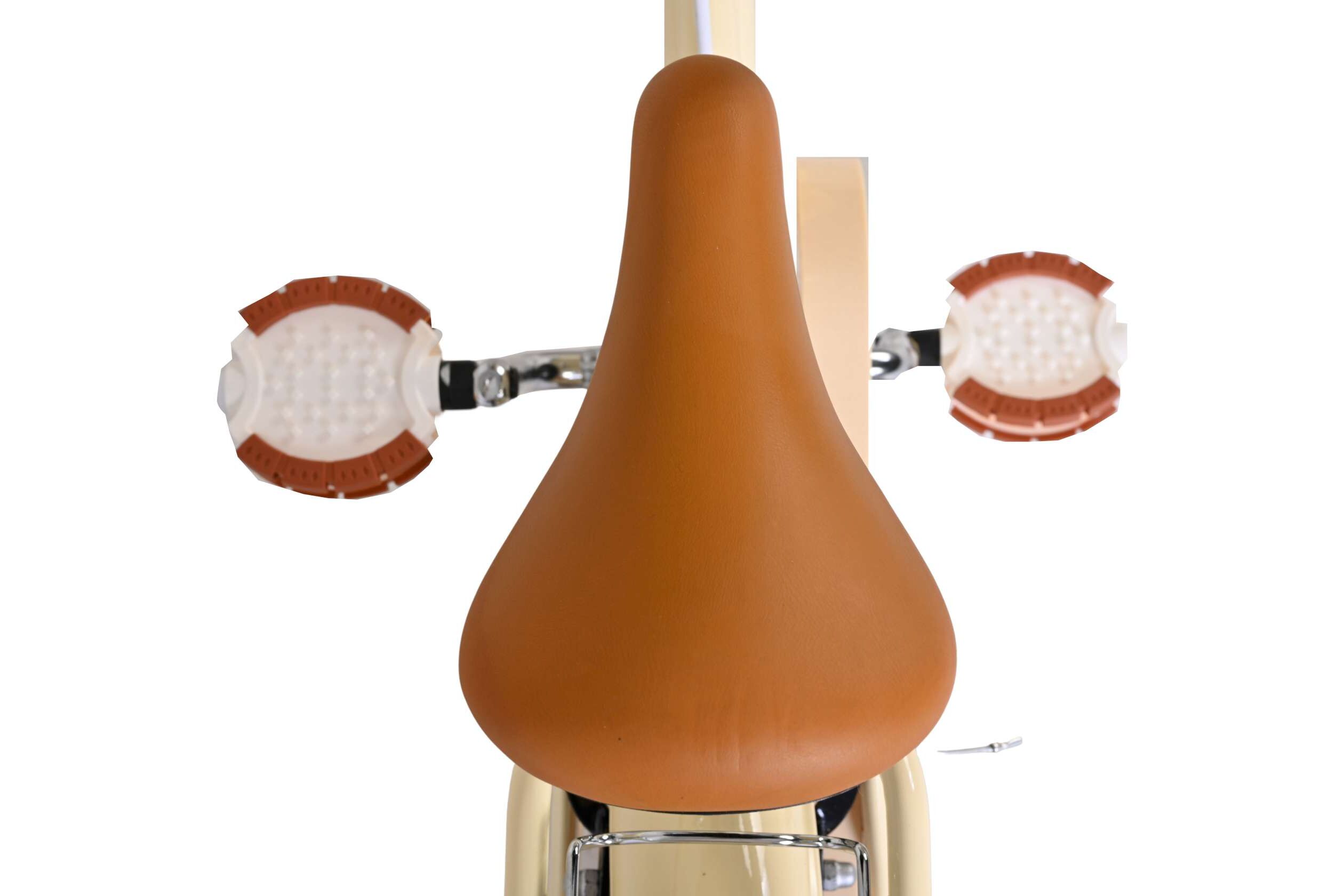 Volare Kinderfahrrad Ashley für Mädchen 12 Zoll Kinderrad in Creme, Zwei Handbremsen Volare Kinderfahrrad Ashley für Mädchen 12 Zoll Kinderrad in Creme, Zwei Handbremsen