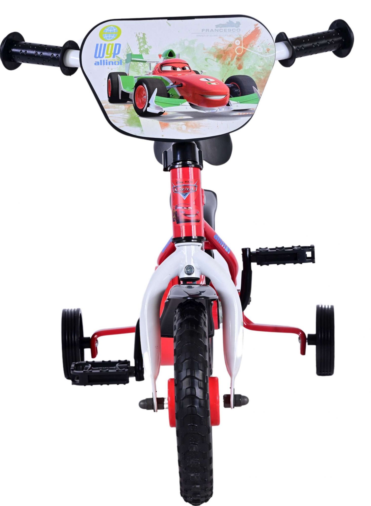 Kinderfahrrad Disney Fahrrad Cars für Jungen 10 Zoll Kinderrad in Rot