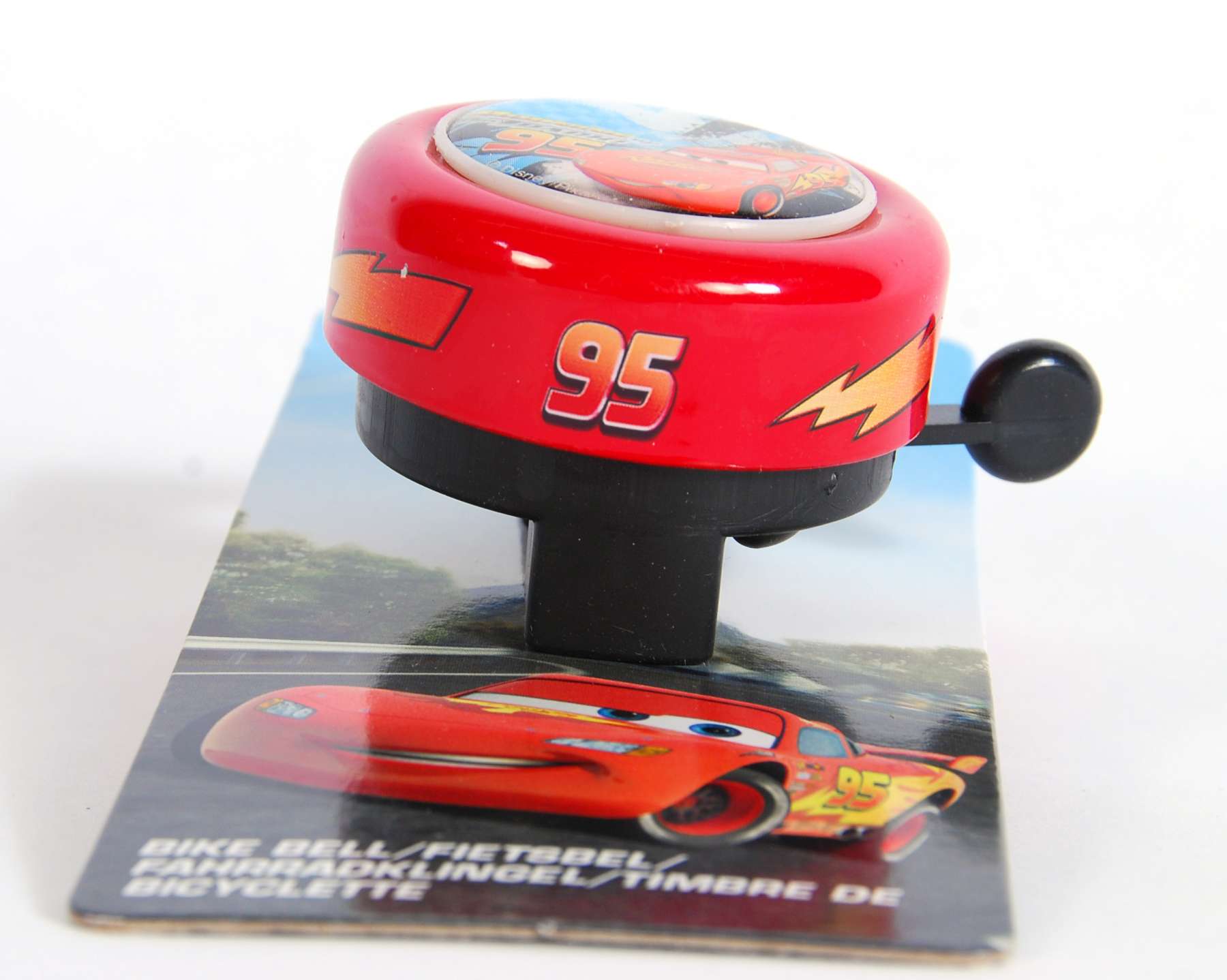 Fahrradklingel Disney Cars für Jungen in Rot Fahrradklingel 