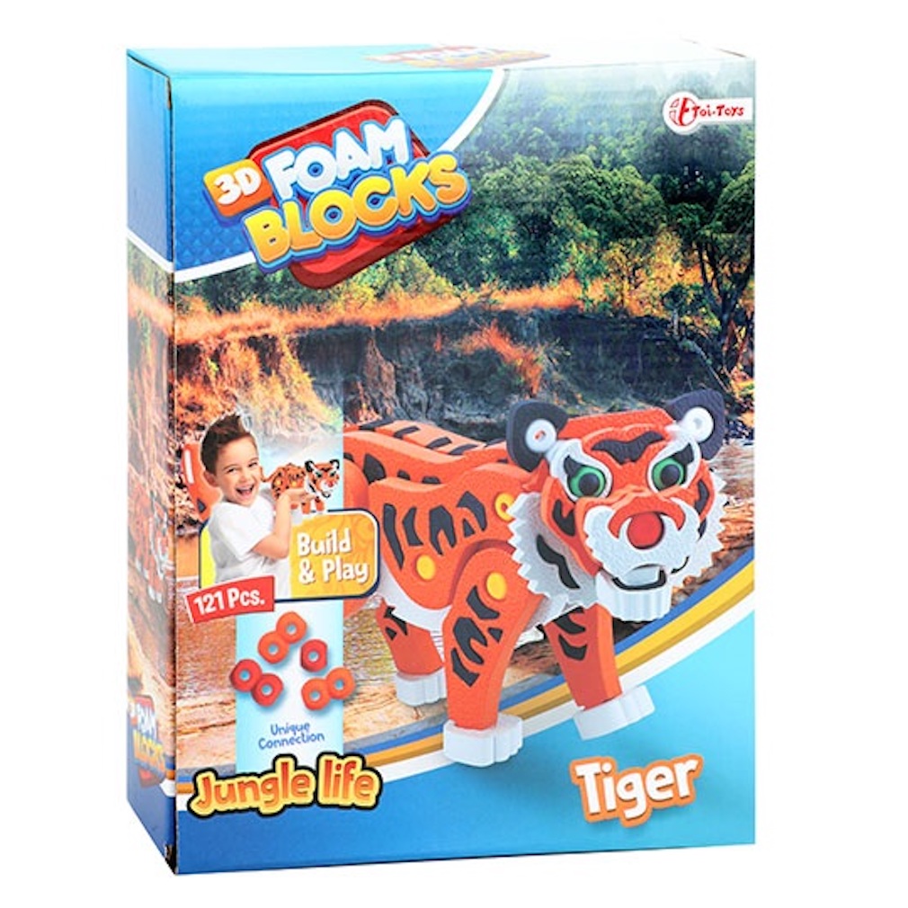 Tiger 3D Puzzle Schaumstoff Bengaltiger