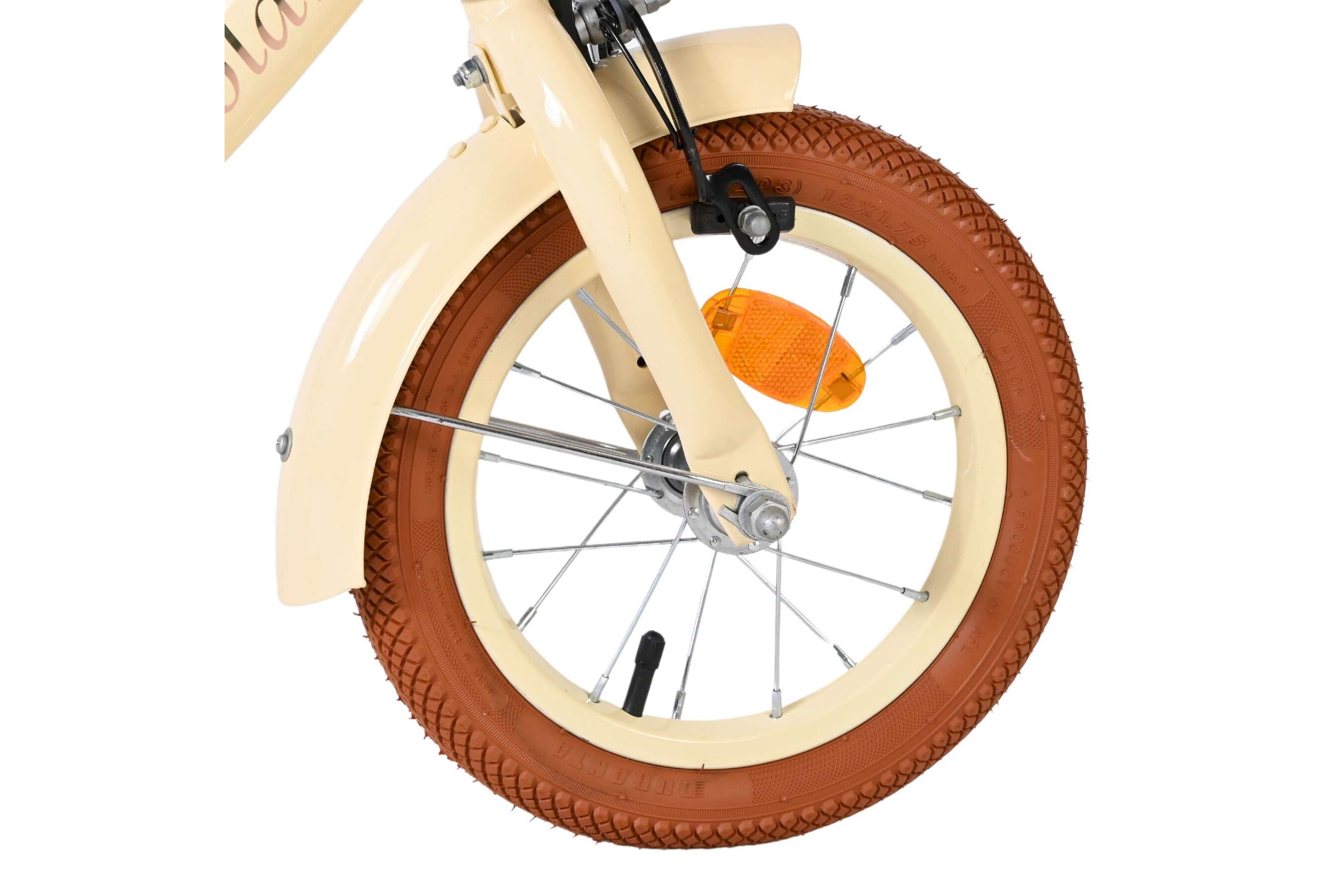 Volare Kinderfahrrad Ashley für Mädchen 12 Zoll Kinderrad in Creme, Zwei Handbremsen Volare Kinderfahrrad Ashley für Mädchen 12 Zoll Kinderrad in Creme, Zwei Handbremsen