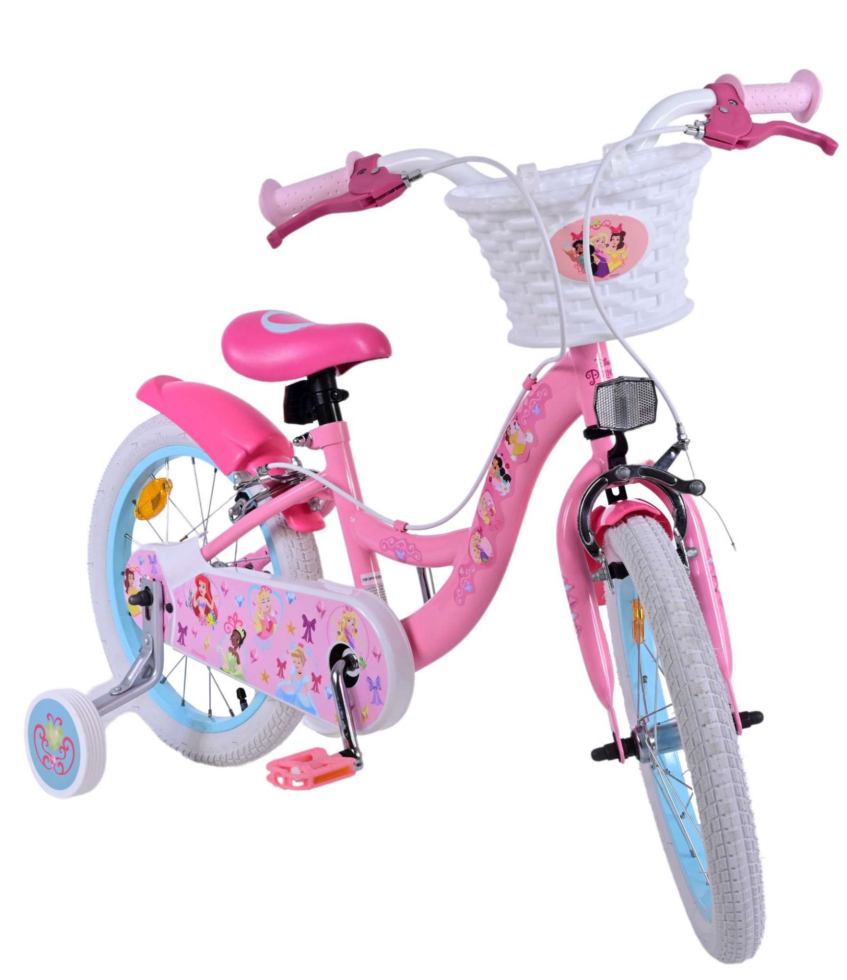 Kinderfahrrad Disney Princess für Mädchen 16 Zoll Kinderrad in Rosa