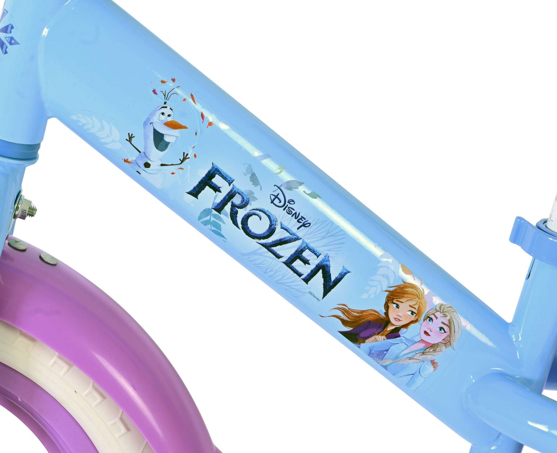Volare Laufrad Disney Frozen (Die Eiskönigin) 12 Zoll aus Metall, Kinderlaufrad ab 2 Jahren mit verstellbarem Sattel