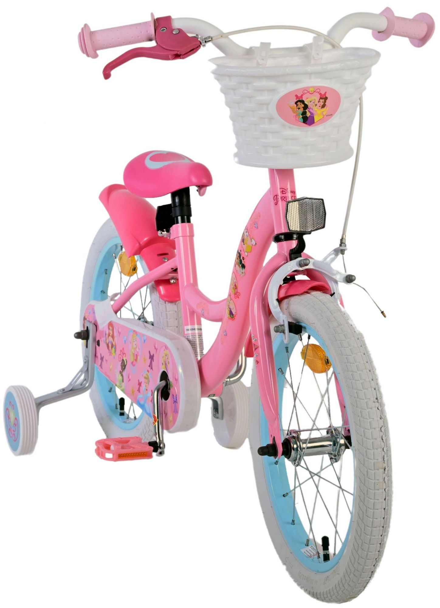 Kinderfahrrad Disney Princess Mädchen Fahrrad 16 Zoll Rosa Kinderrad