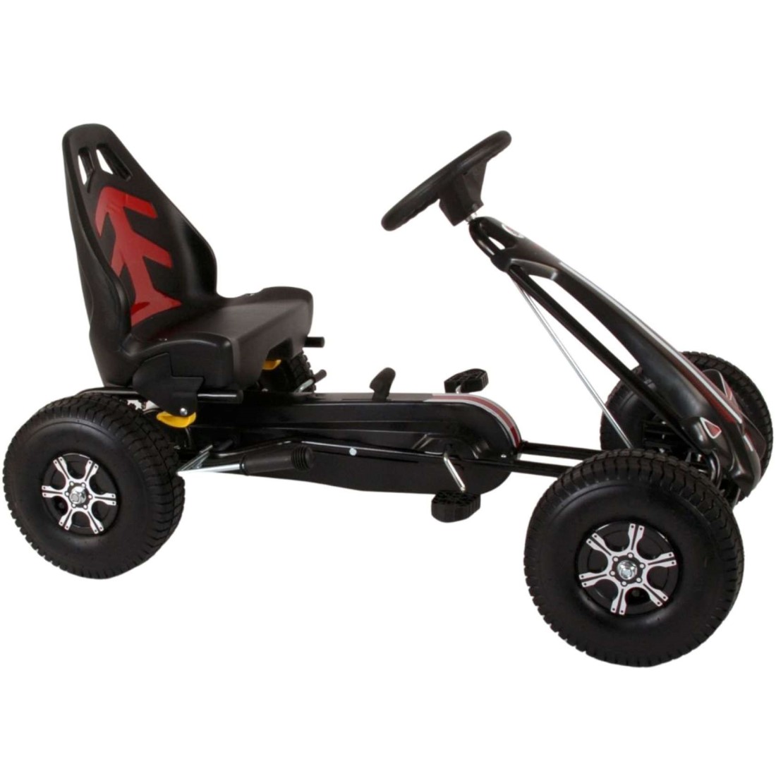 Go Kart Rennwagen für Jungen, groß mit Luftreifen